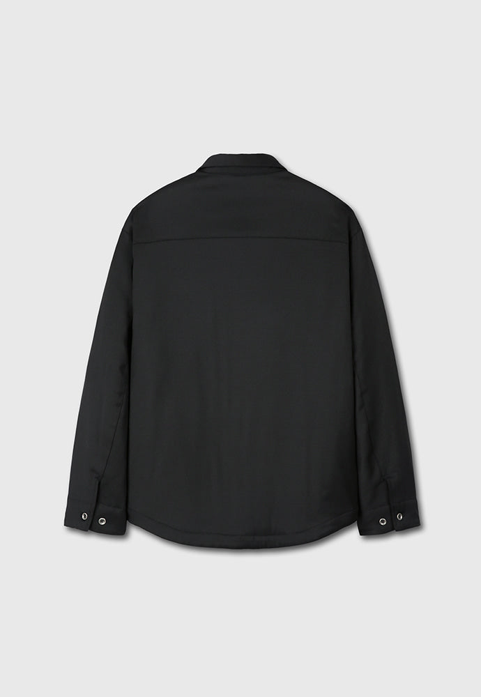 Tonywack - Hard Twist Wool Padded Shirt Jacket (Black) product image 9 | TRAB K-Fashion Australia