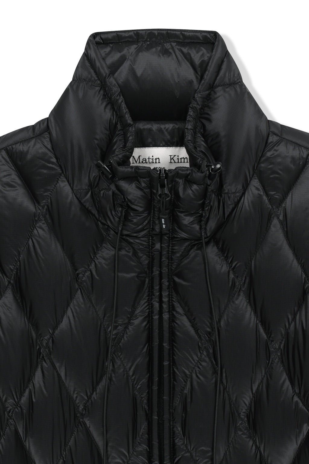 Matin Kim - Mix Quilted Light Down Jumper (Black) product image 3 | TRAB K-Fashion Australia
