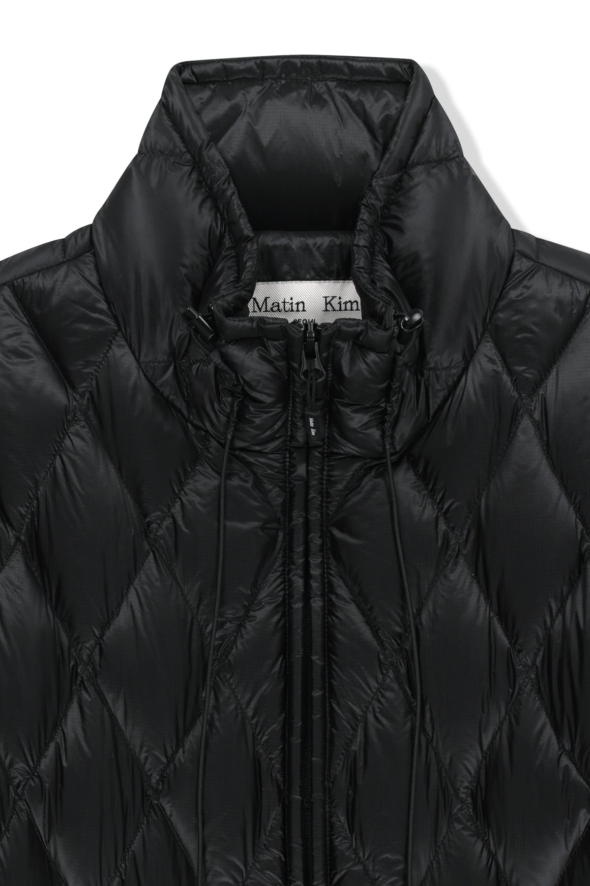 Matin Kim - Mix Quilted Light Down Jumper (Black) product image 3 | TRAB K-Fashion Australia