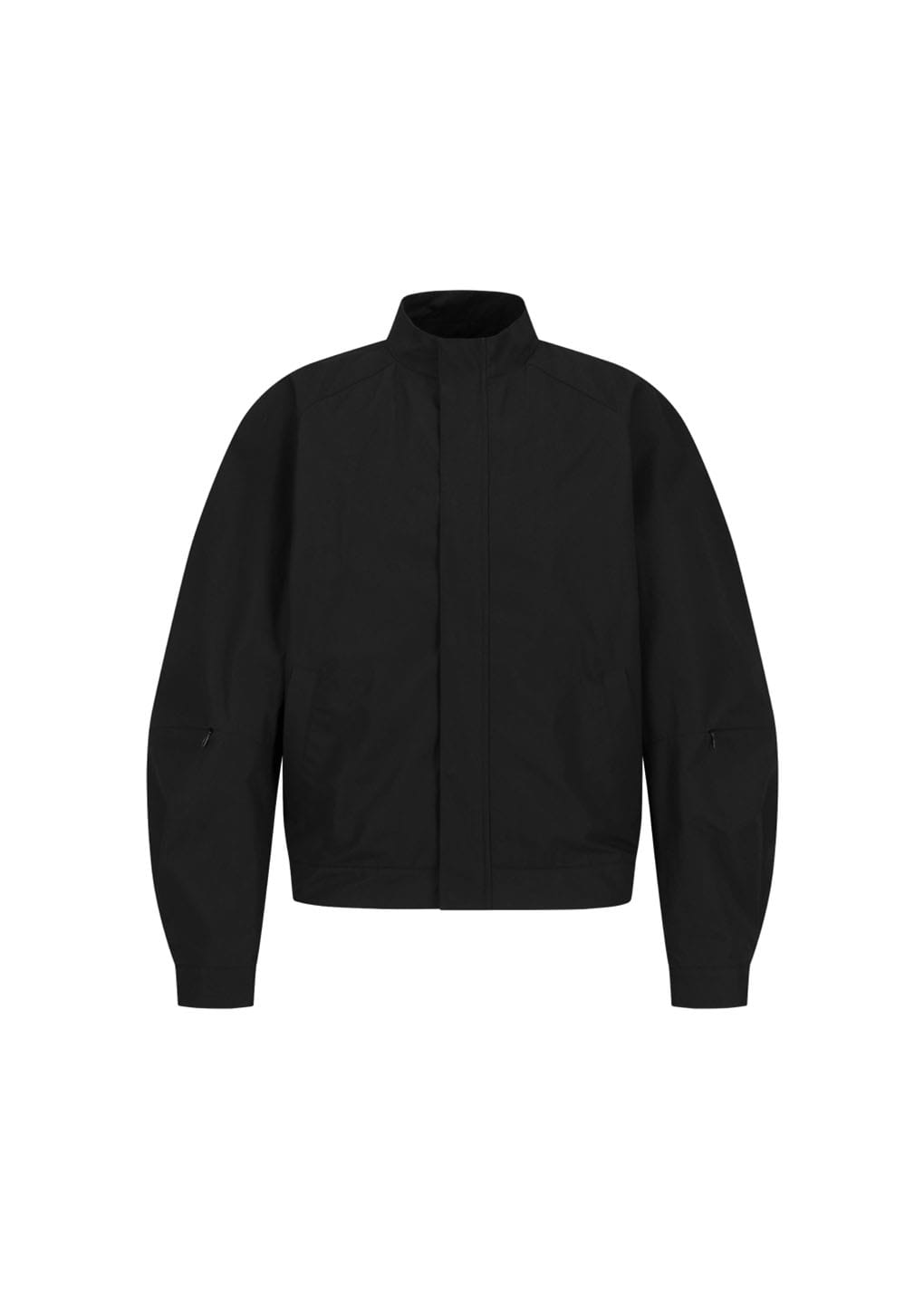 Amomento - Raglan Cotton Zip Jumper (Black) product image 2 | TRAB K-Fashion Australia