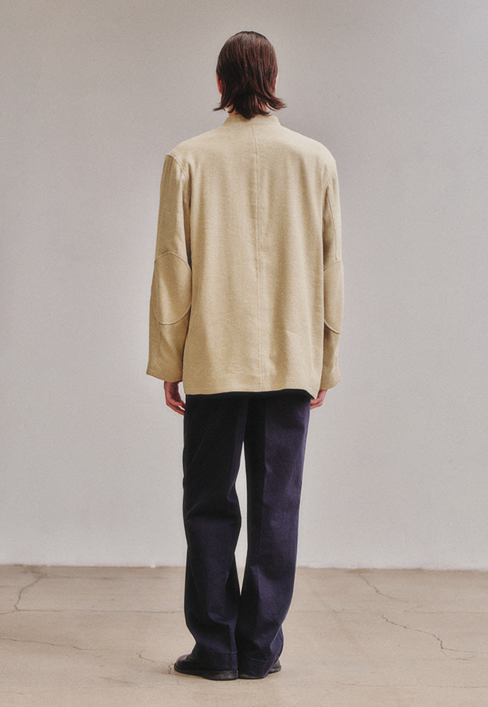 Art if acts - Silk French Forestiere Jacket (Beige) product image 6 | TRAB K-Fashion Australia
