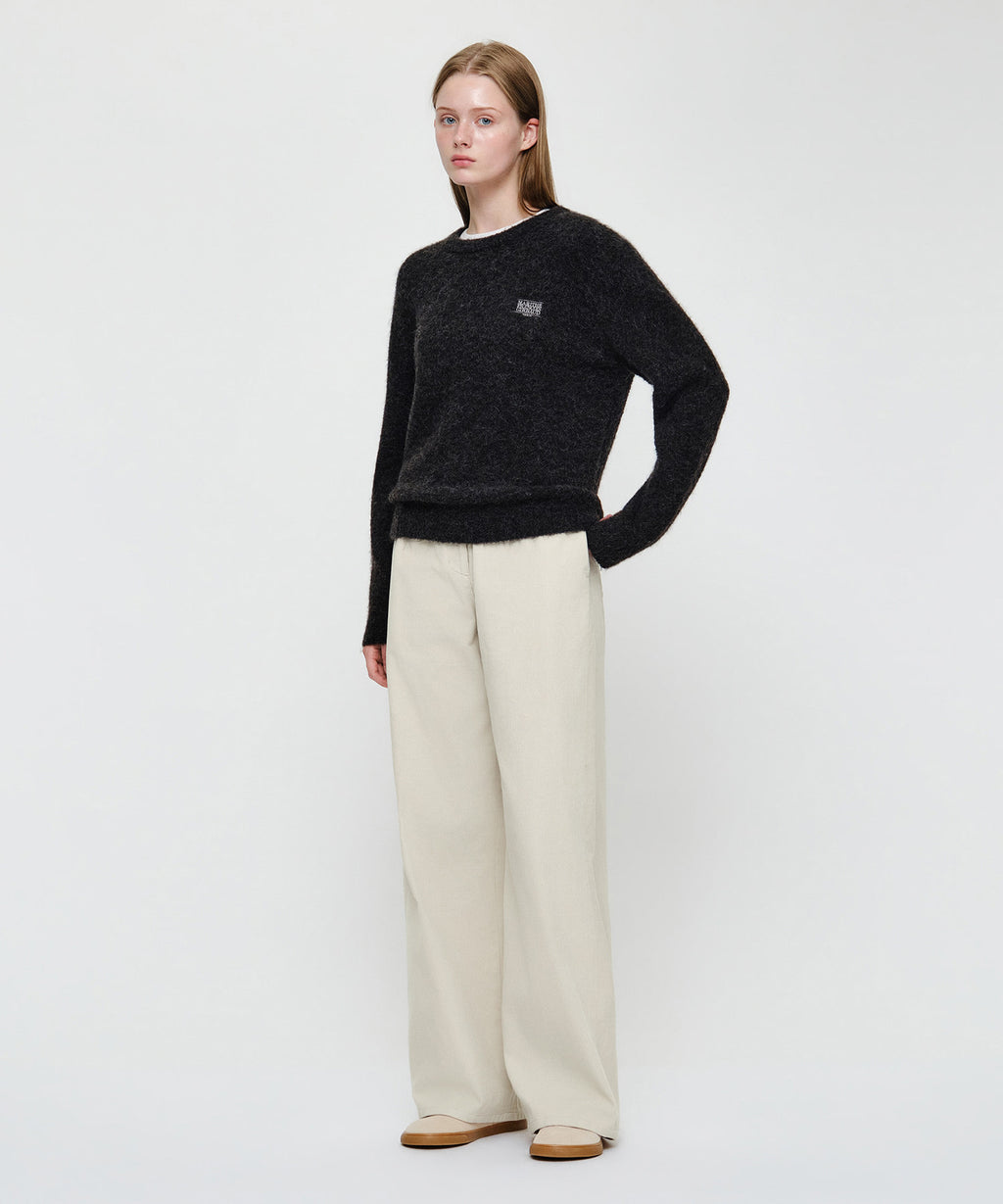 Marithe & Francois Girbaud - Corduroy Easy Pants (Cream) product image 2 | TRAB K-Fashion Australia
