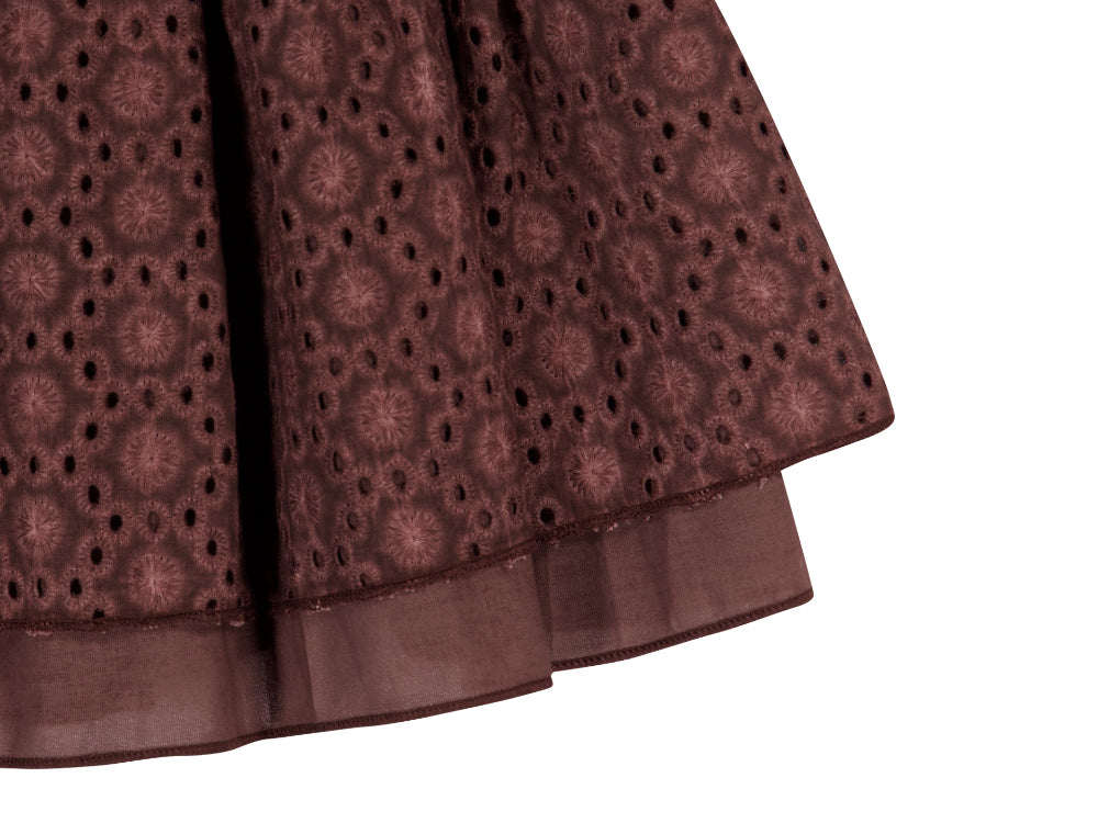 Coyseio - Flower Punching Skirt (Burgundy) product image 19 | TRAB K-Fashion Australia