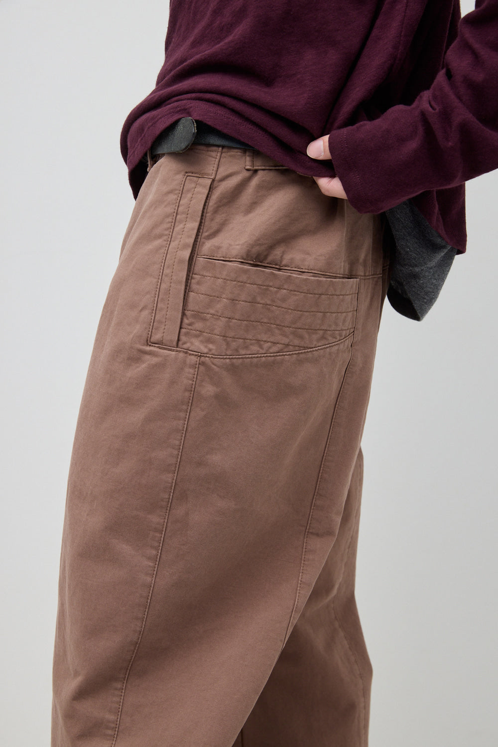 Hatchingroom - Flap Trousers Rose (Brown) product image 15 | TRAB K-Fashion Australia