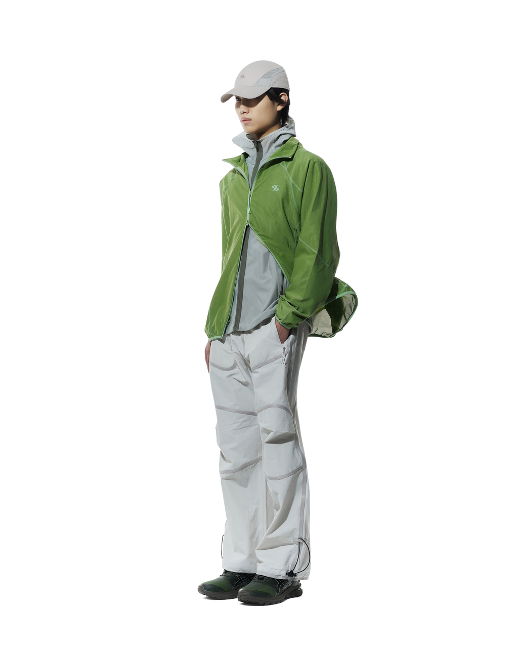 San San Gear - Curve Panel Cap (Light Beige) product image 1 | TRAB K-Fashion Australia