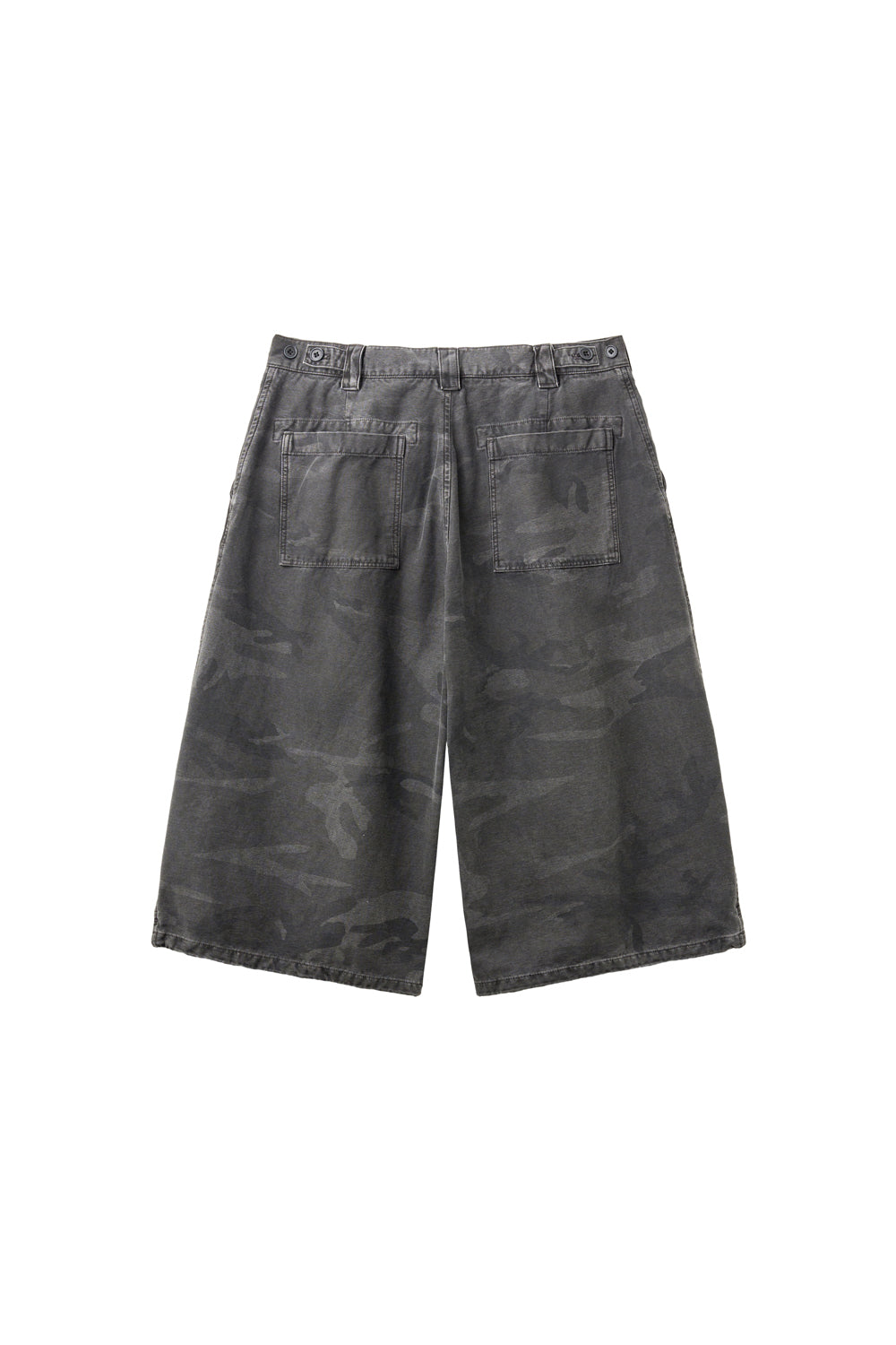 Hatchingroom - Snow Shorts Over Dyed Camo (Charcoal) product image 2 | TRAB K-Fashion Australia