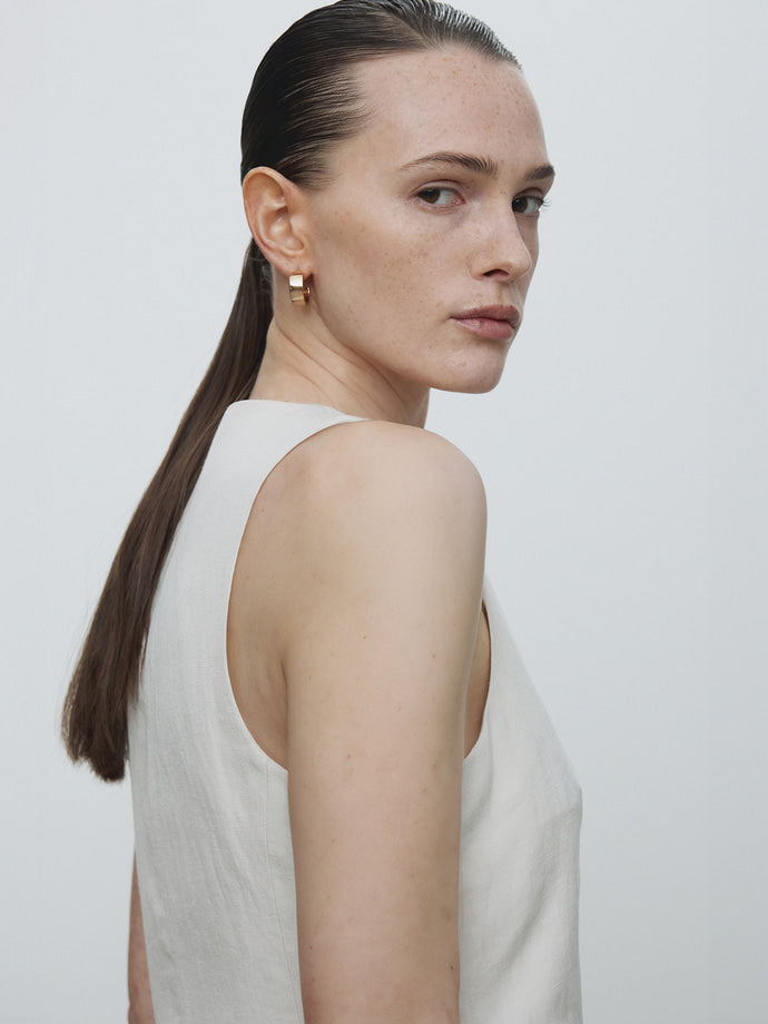 Tonywack - Linen Tailored Vest (Ivory) product image 5 | TRAB K-Fashion Australia