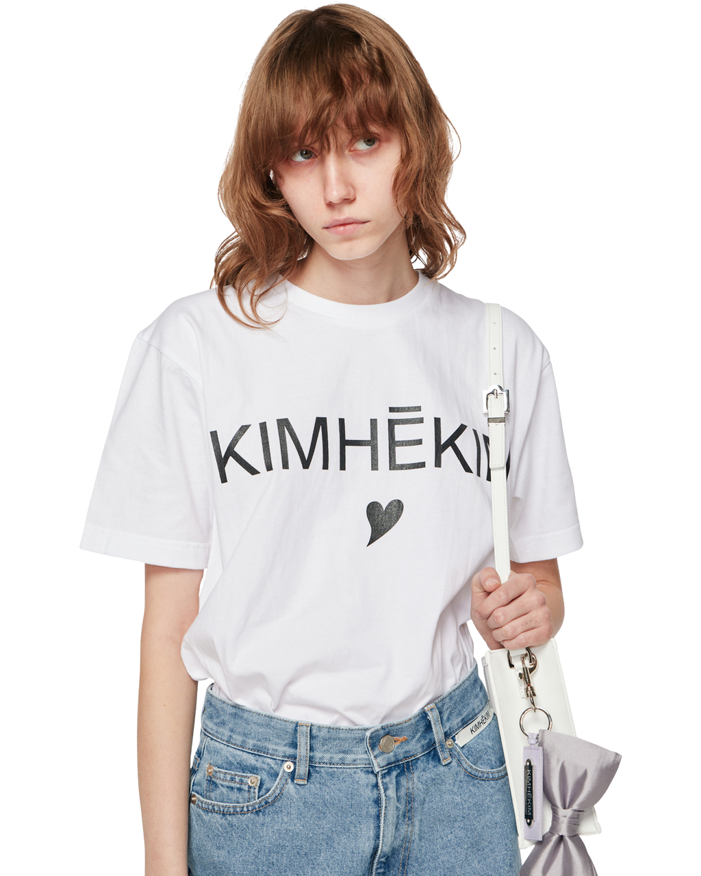 Kimhe Kim - Kimhekim Heart T-Shirt (White) product image 6 | TRAB K-Fashion Australia