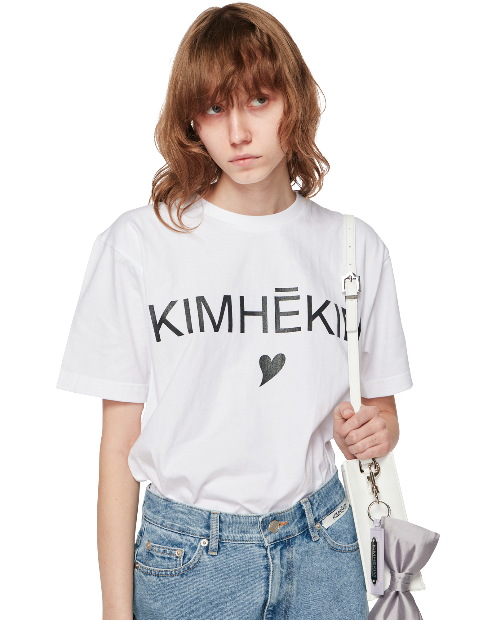 Kimhe Kim - Kimhekim Heart T-Shirt (White) product image 6 | TRAB K-Fashion Australia