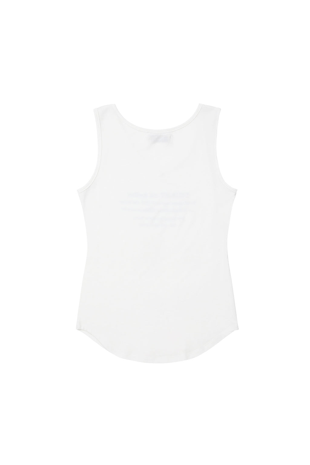 Deinet - V-Neck Lettering Sleeveless (White) product image 9 | TRAB K-Fashion Australia