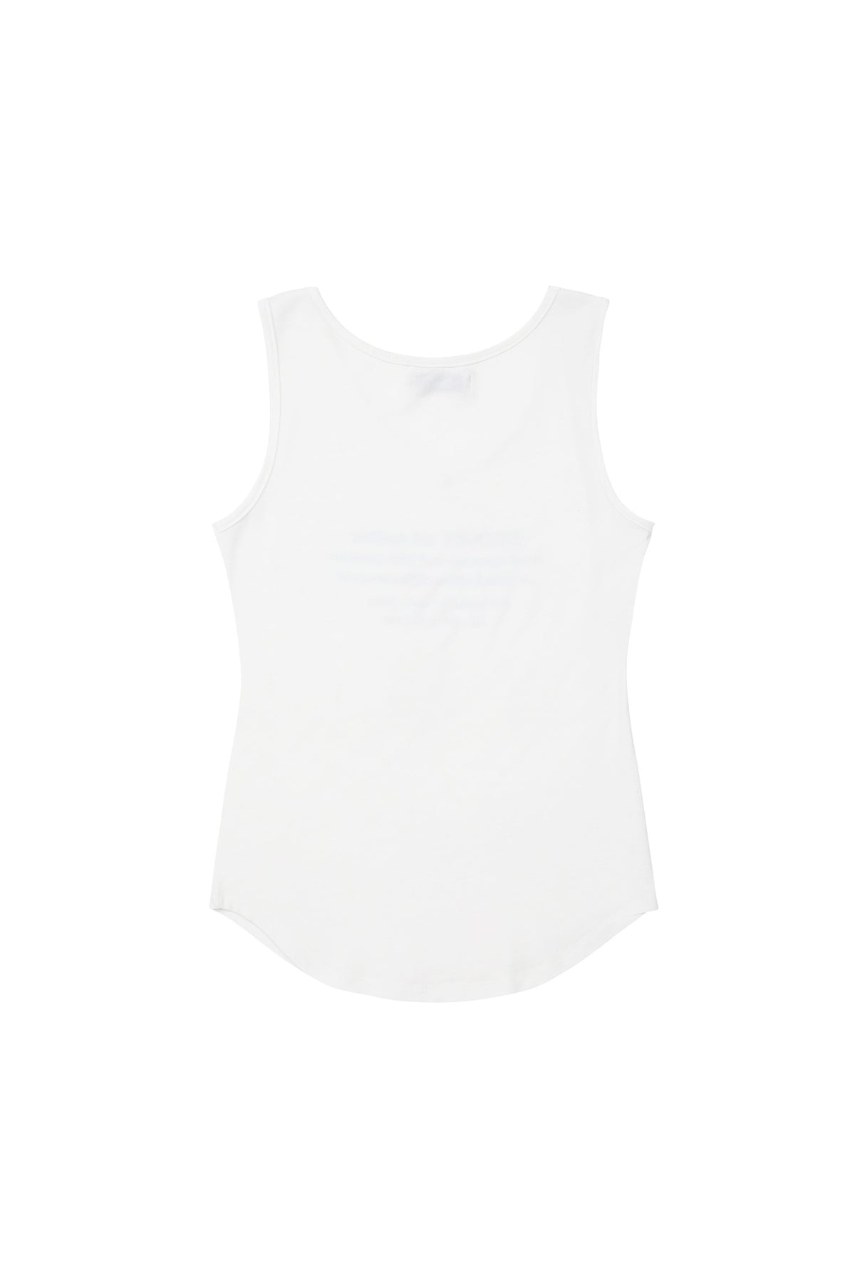Deinet - V-Neck Lettering Sleeveless (White) product image 9 | TRAB K-Fashion Australia