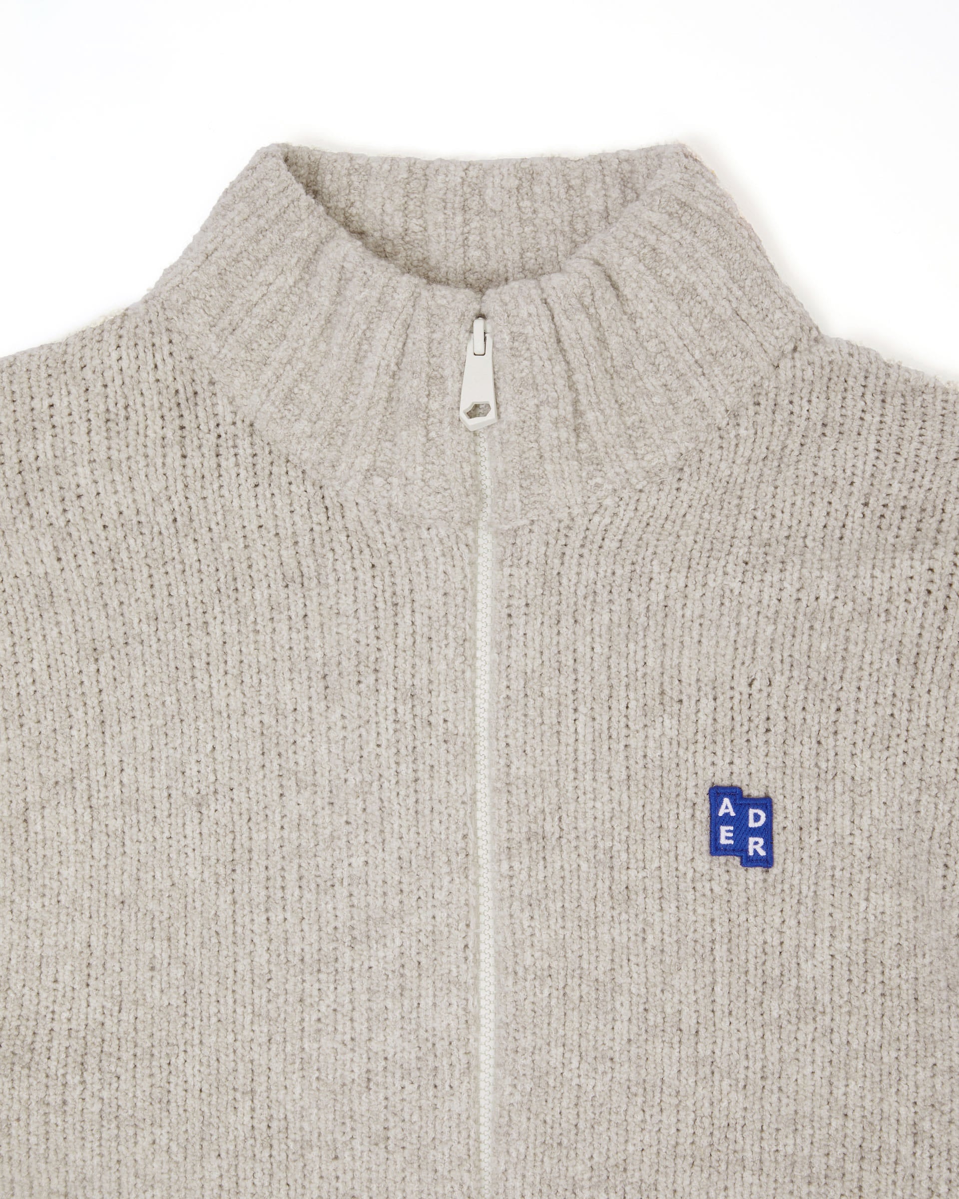Ader Error - Sig; BL Tag knit zip-up 01 (Oatmeal) product image 5 | TRAB K-Fashion Australia