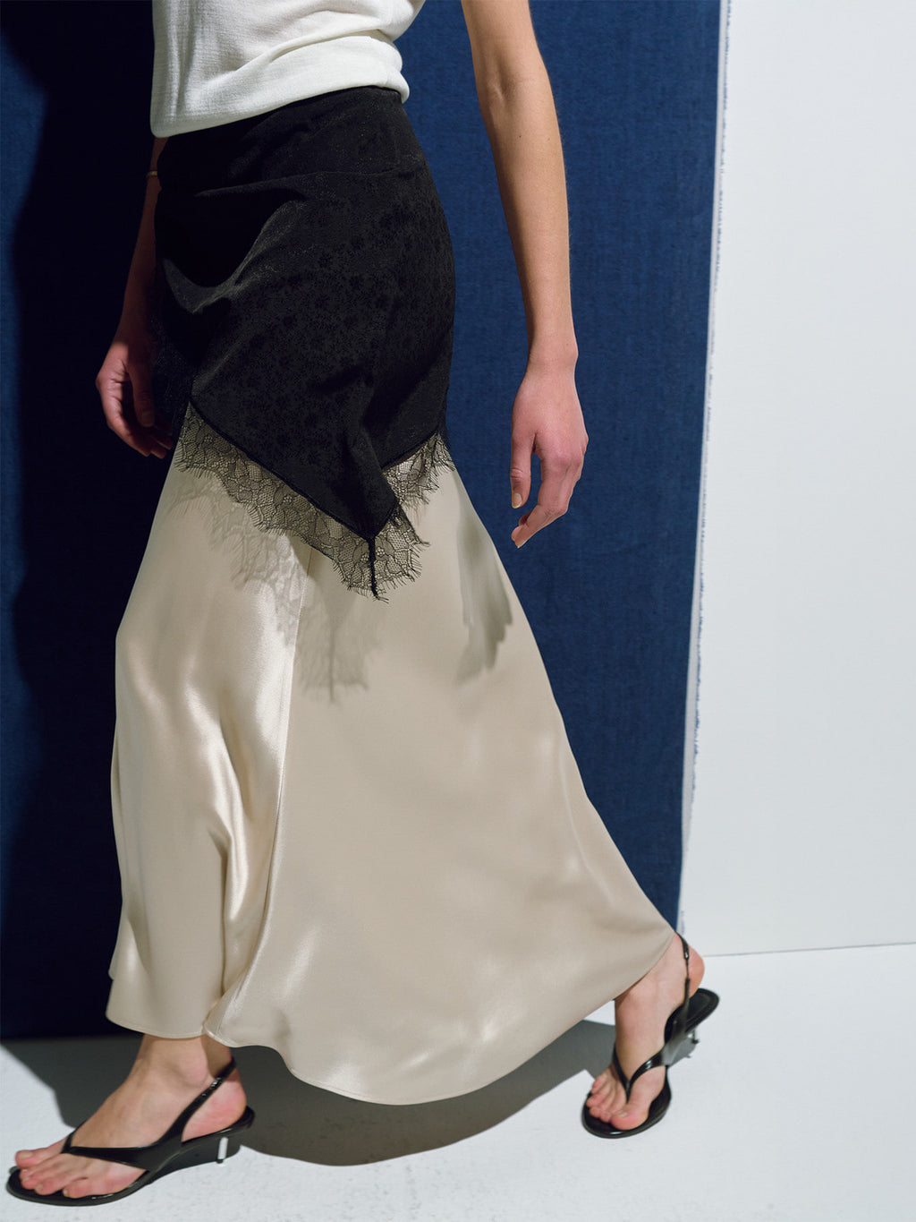 Tonywack - Slip Maxi Skirt (Beige) product image 8 | TRAB K-Fashion Australia