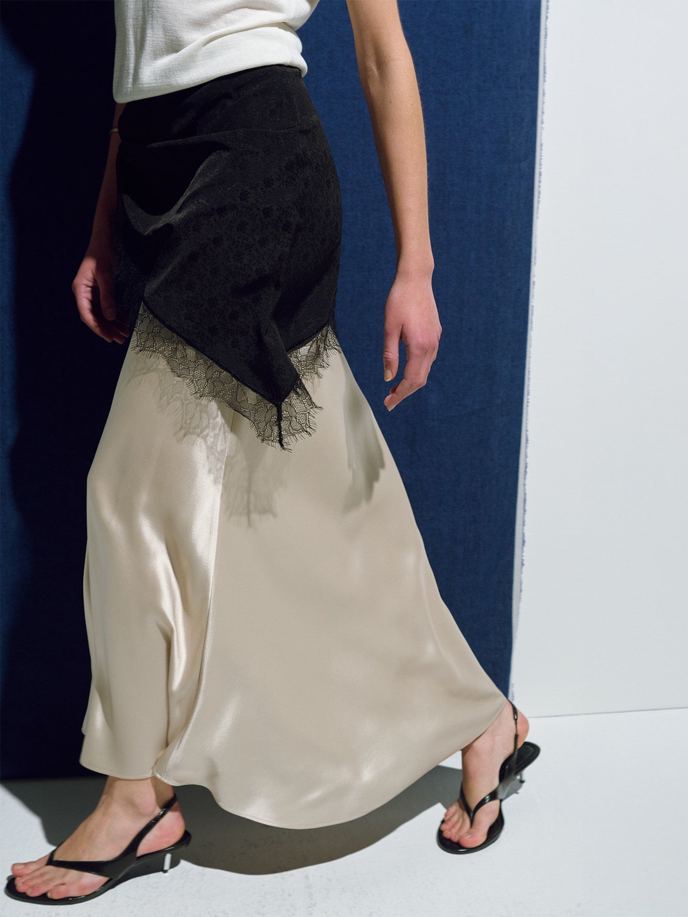 Tonywack - Slip Maxi Skirt (Beige) product image 8 | TRAB K-Fashion Australia