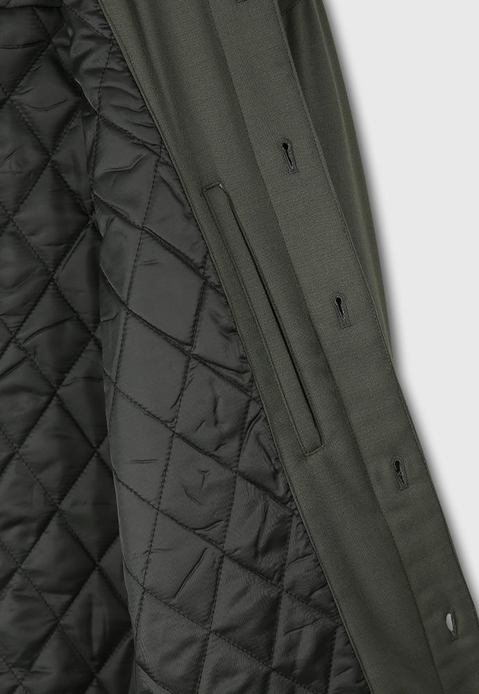 Tonywack - Hard Twist Wool Padded Shirt Jacket (Dark Olive) product image 12 | TRAB K-Fashion Australia