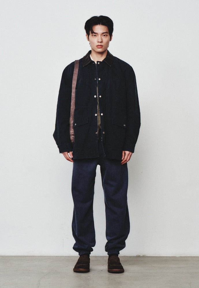 Art if acts - Garment Dyed Vintage Heavy Sweat Pants (Navy) product image 1 | TRAB K-Fashion Australia