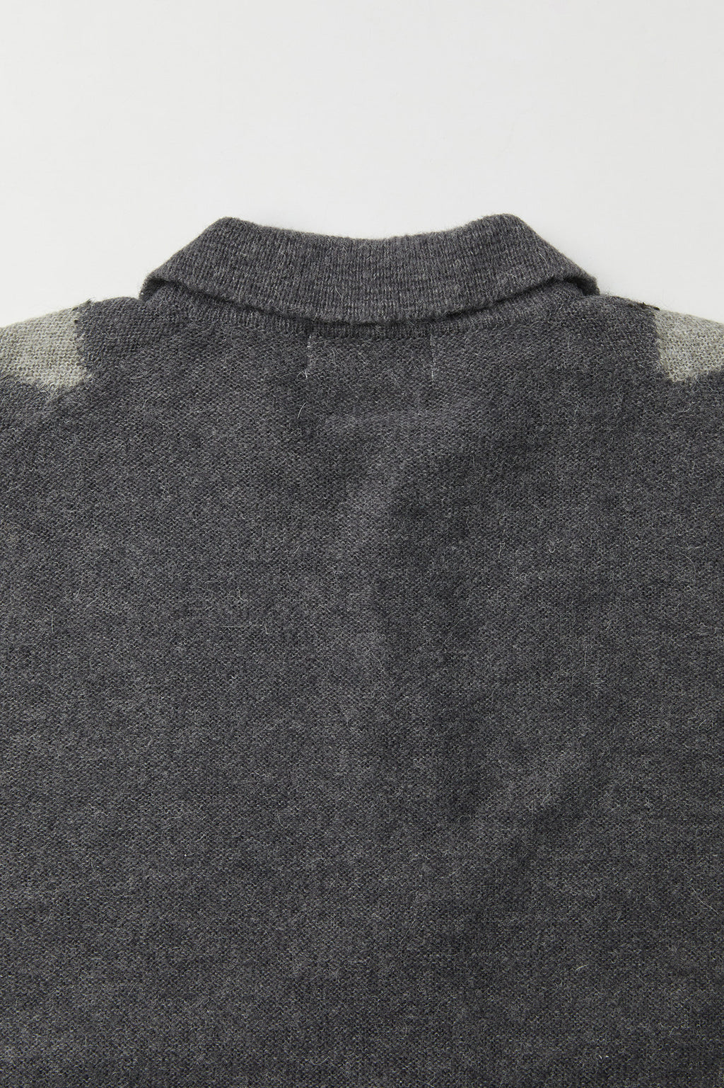 Coor - Inside Out Argyle Collar Cardigan (Melange Gray) product image 7 | TRAB K-Fashion Australia