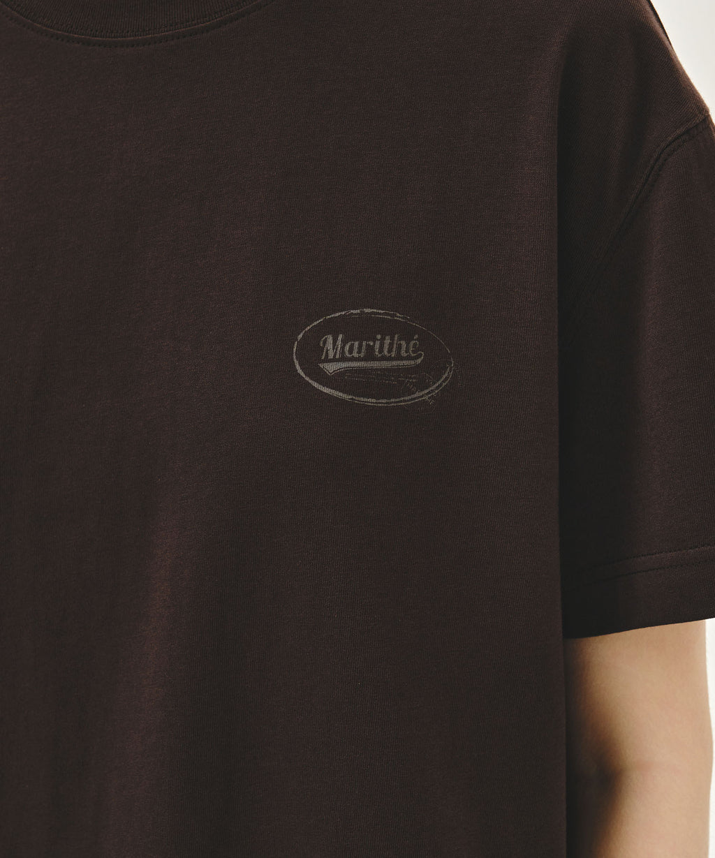Marithe & Francois Girbaud - Vintage Logo Typo Tee (Brown) product image 4 | TRAB K-Fashion Australia