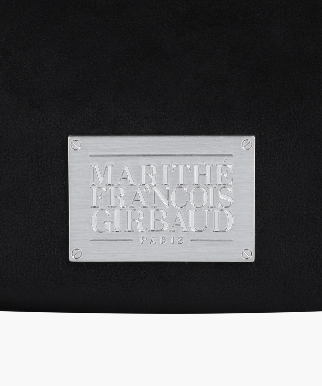 Marithe & Francois Girbaud - Classic Logo Half Moon 2-way Cross Bag (Black) product image 4 | TRAB K-Fashion Australia