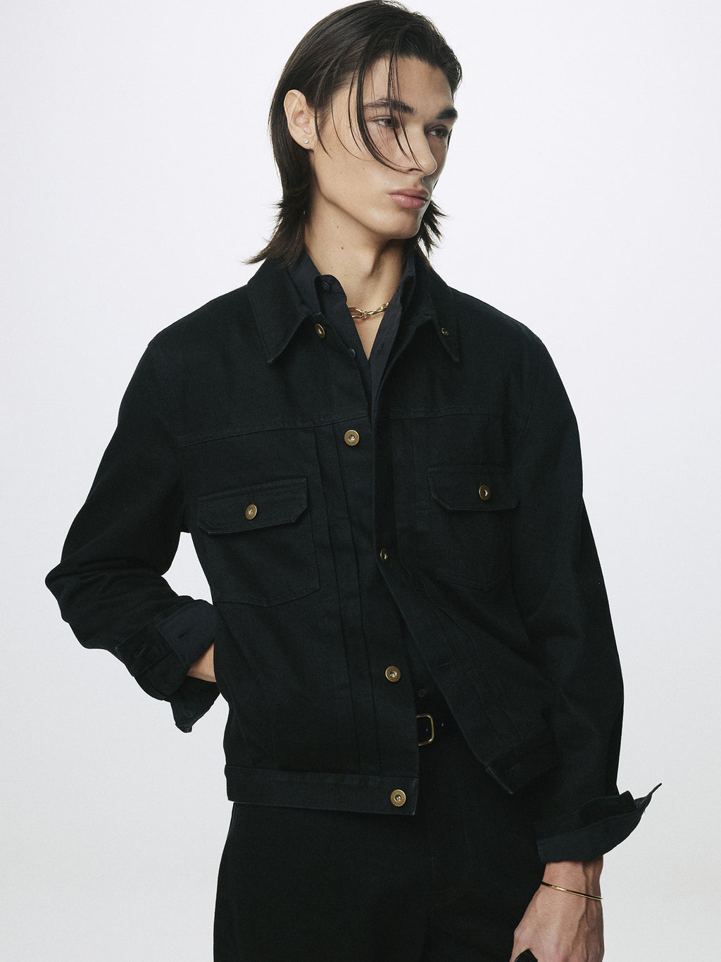 Tonywack - Type-2 Denim Trucker (Black) product image 4 | TRAB K-Fashion Australia