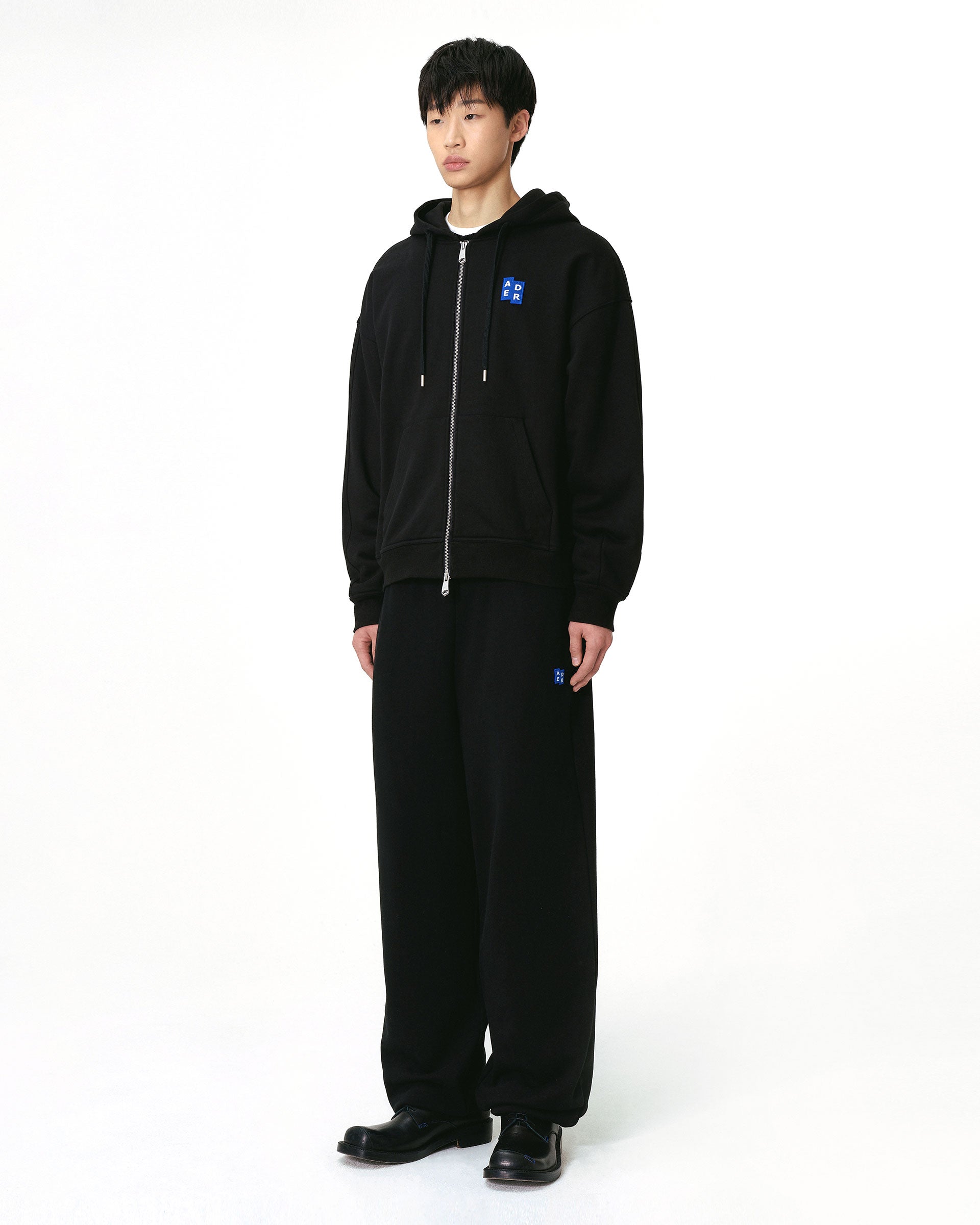 Ader Error - Sig; BL Tag hoodie zip-up 02 (Noir) product image 4 | TRAB K-Fashion Australia
