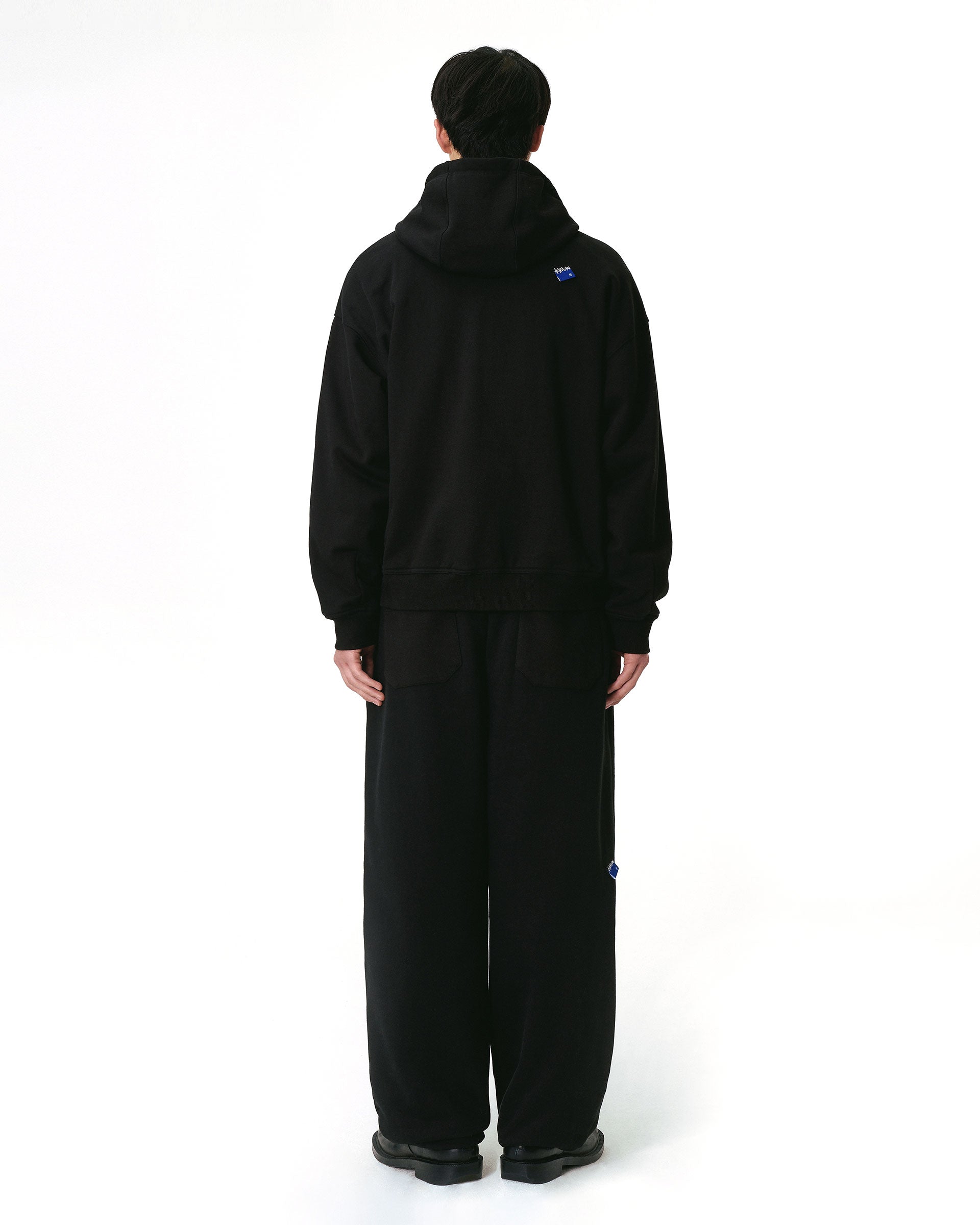 Ader Error - Sig; BL Tag hoodie zip-up 02 (Noir) product image 5 | TRAB K-Fashion Australia