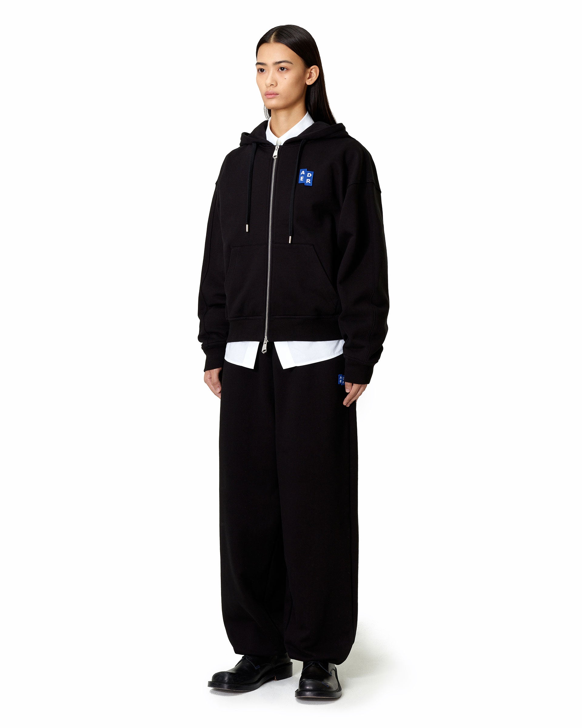 Ader Error - Sig; BL Tag hoodie zip-up 02 (Noir) product image 3 | TRAB K-Fashion Australia