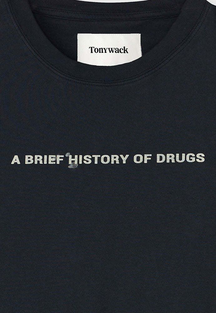 Tonywack - Drug Reference Garment Dyeing T-Shirt (Black Pigment) product image 11 | TRAB K-Fashion Australia