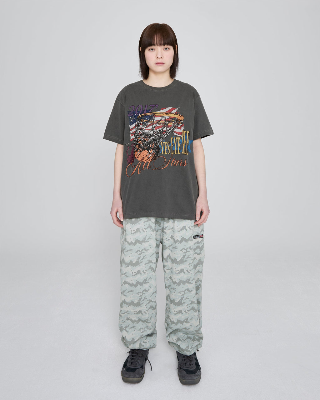 yeseyesee - Y.E.S Goal In Tee (Charcoal) product image 10 | TRAB K-Fashion Australia