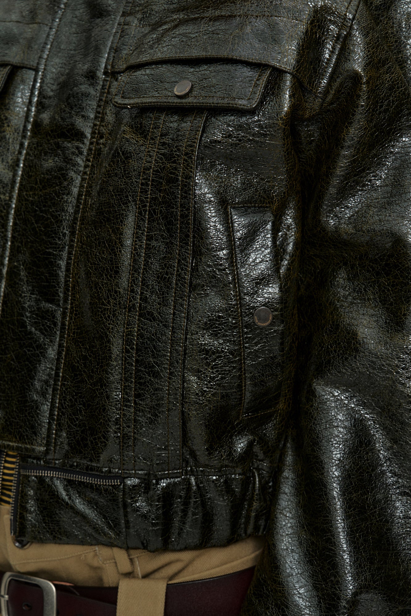 Andersson Bell - Ortega26 Bomber Jacket (Khaki) product image 6 | TRAB K-Fashion Australia