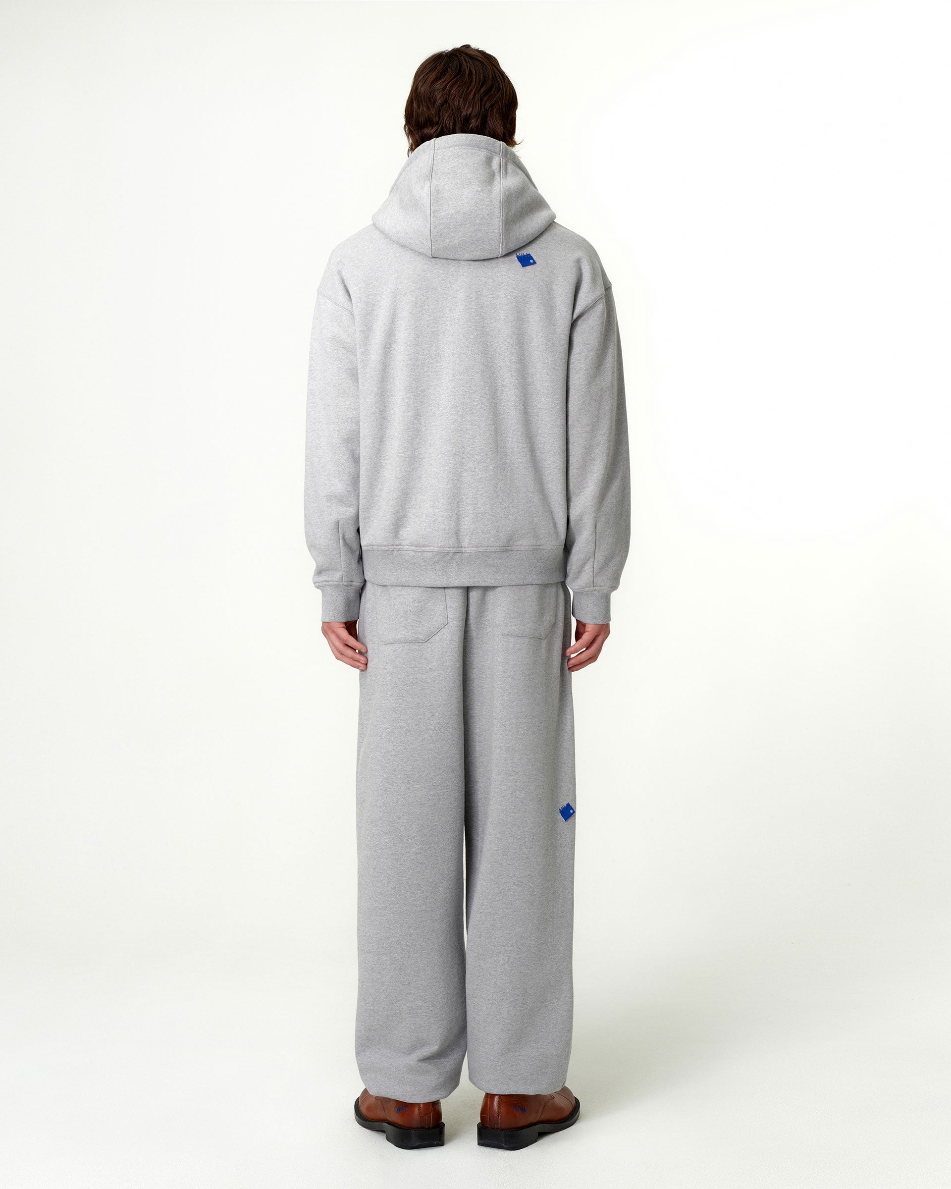 Ader Error - Sig; BL Tag hoodie zip-up 02 (Grey) product image 5 | TRAB K-Fashion Australia
