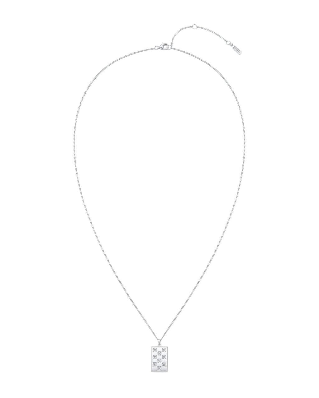 Numbering - Checkered Pendant Necklace #3732 product image 7 | TRAB K-Fashion Australia