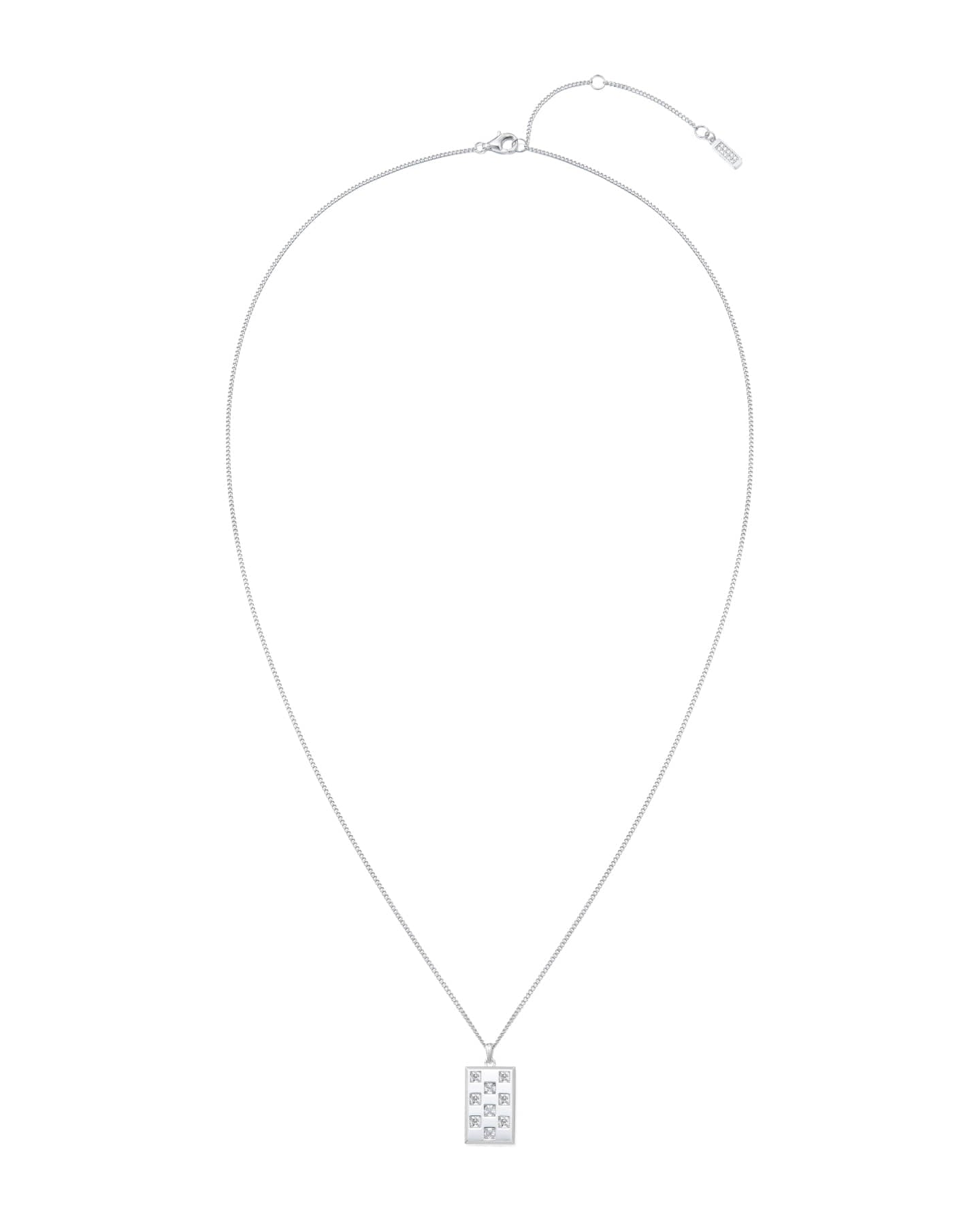 Numbering - Checkered Pendant Necklace #3732 product image 7 | TRAB K-Fashion Australia