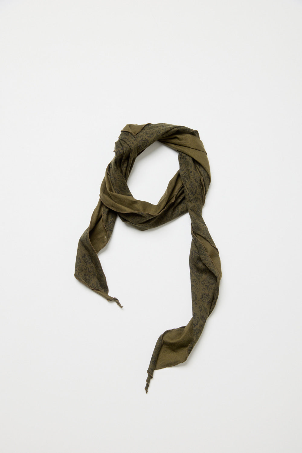 Hatchingroom - Diamond Scarf Floral Paisley (Khaki) product image 1 | TRAB K-Fashion Australia