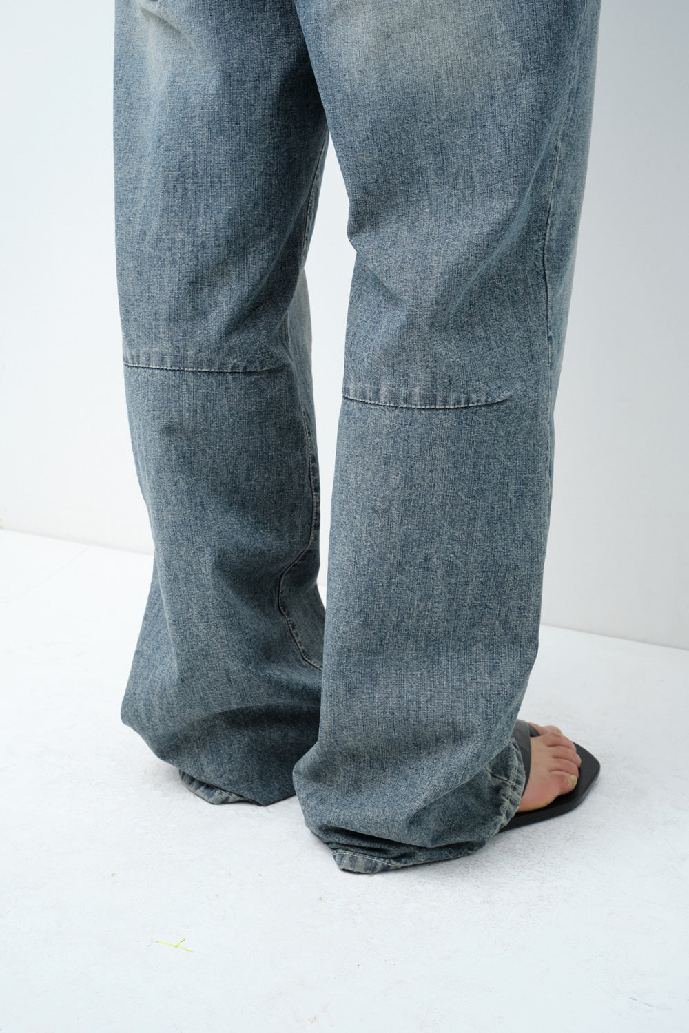 Hatchingroom - Cinch Back Jeans (Vintage Blue) product image 8 | TRAB K-Fashion Australia
