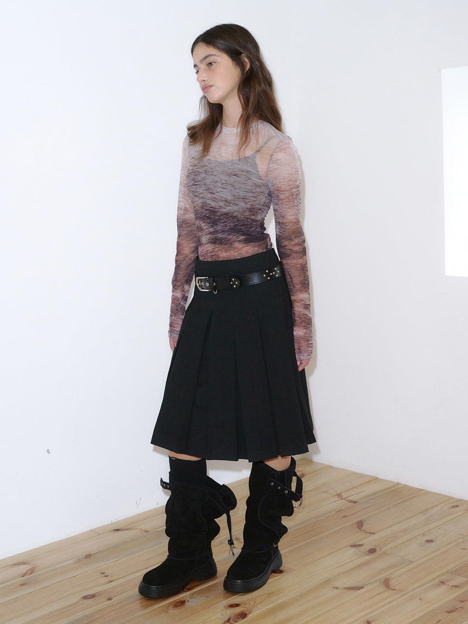 Kijun - Deer Mesh Top (Multi) product image 3 | TRAB K-Fashion Australia