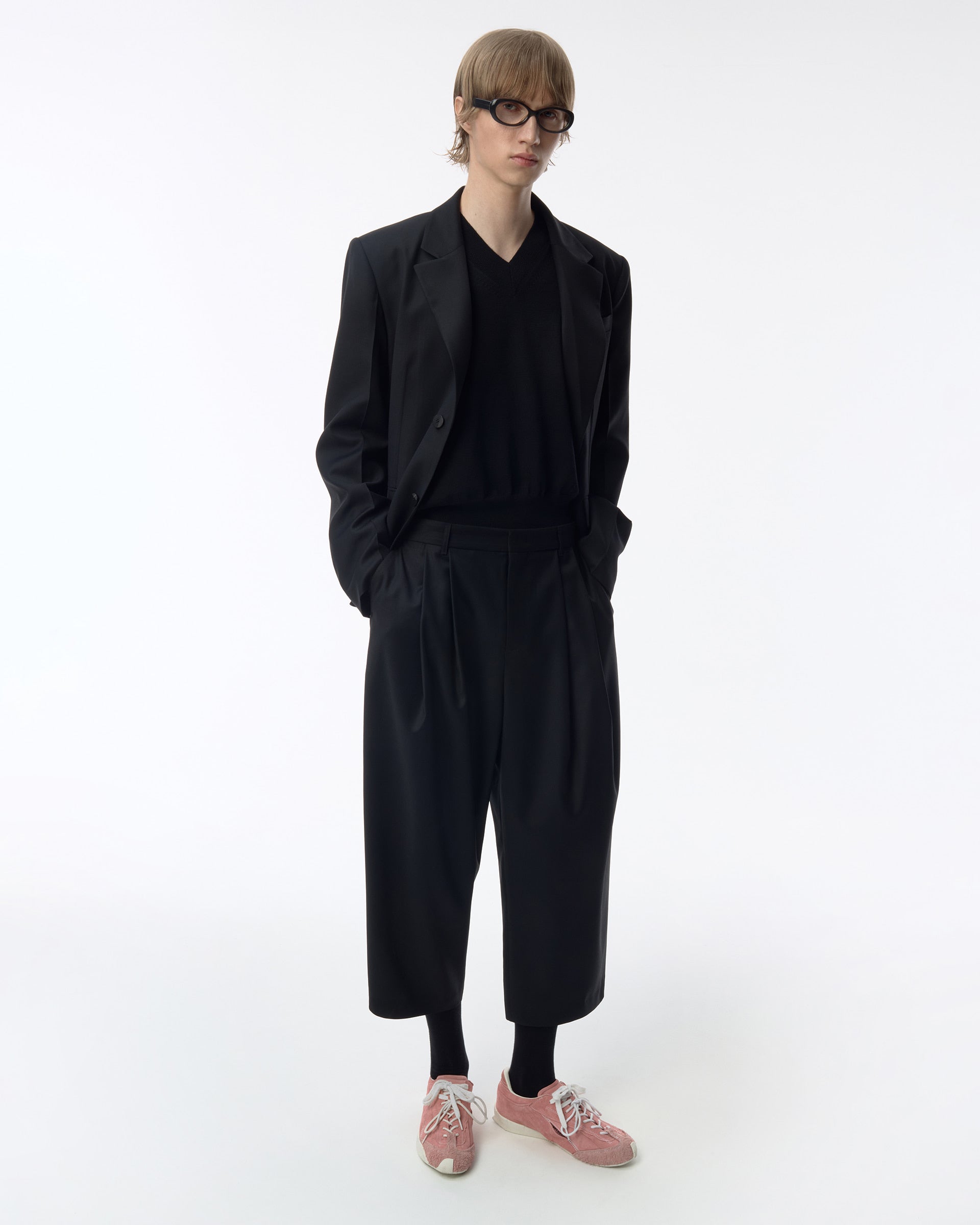 Ader Error - Sig; BK Tag slacks 01 (Noir) product image 11 | TRAB K-Fashion Australia