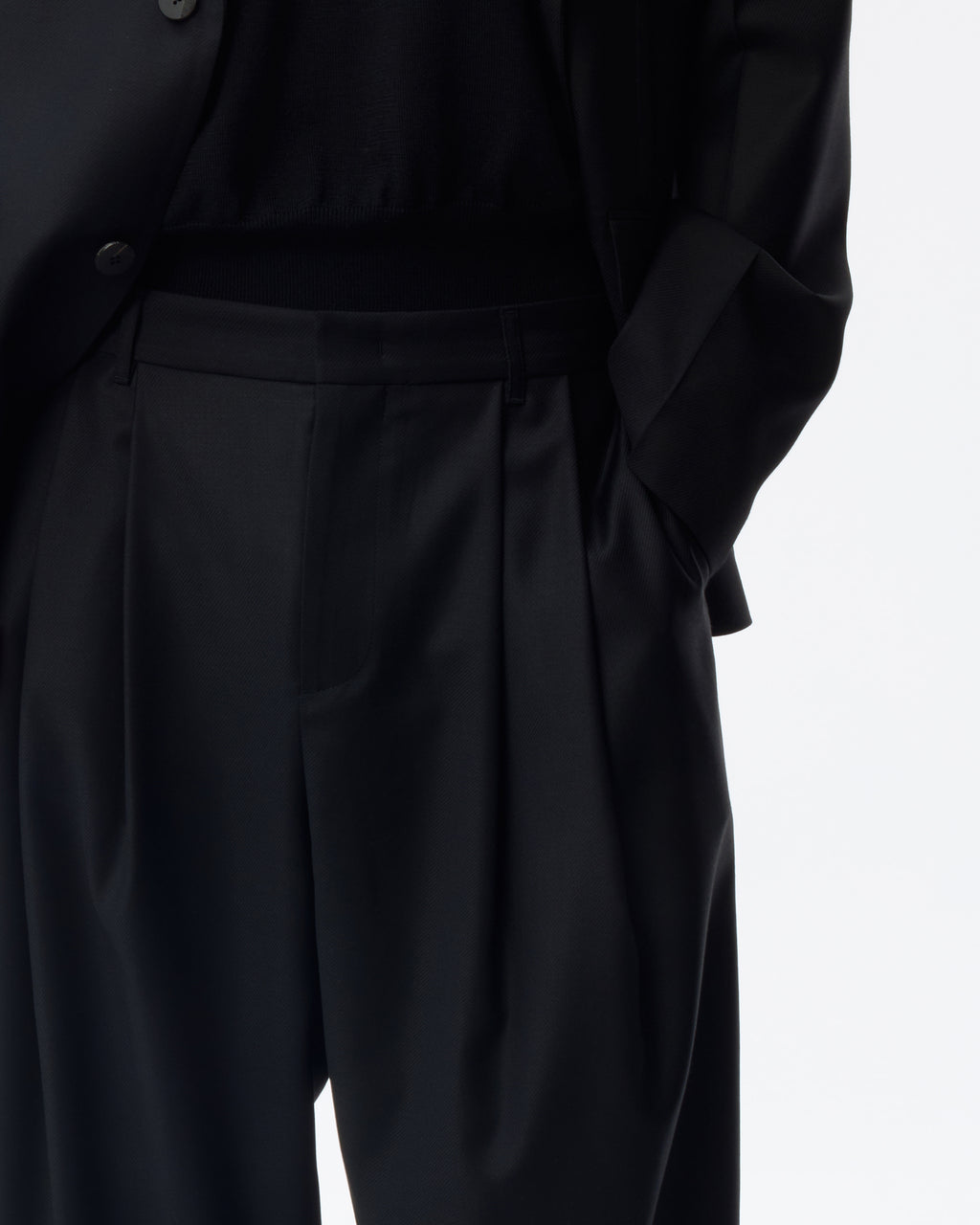 Ader Error - Sig; BK Tag slacks 01 (Noir) product image 13 | TRAB K-Fashion Australia