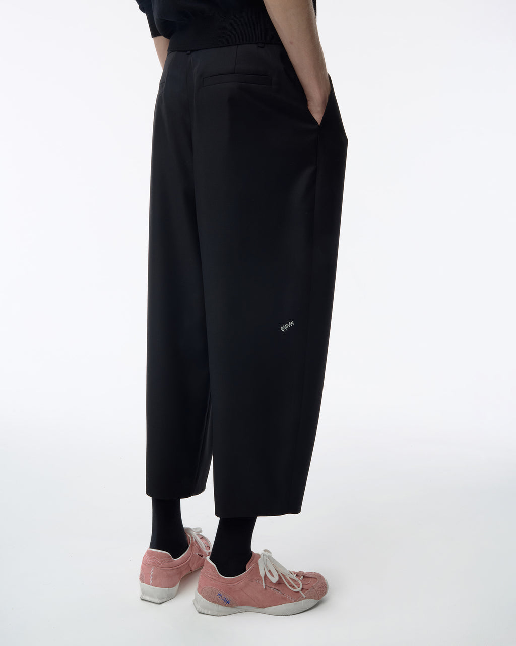 Ader Error - Sig; BK Tag slacks 01 (Noir) product image 14 | TRAB K-Fashion Australia