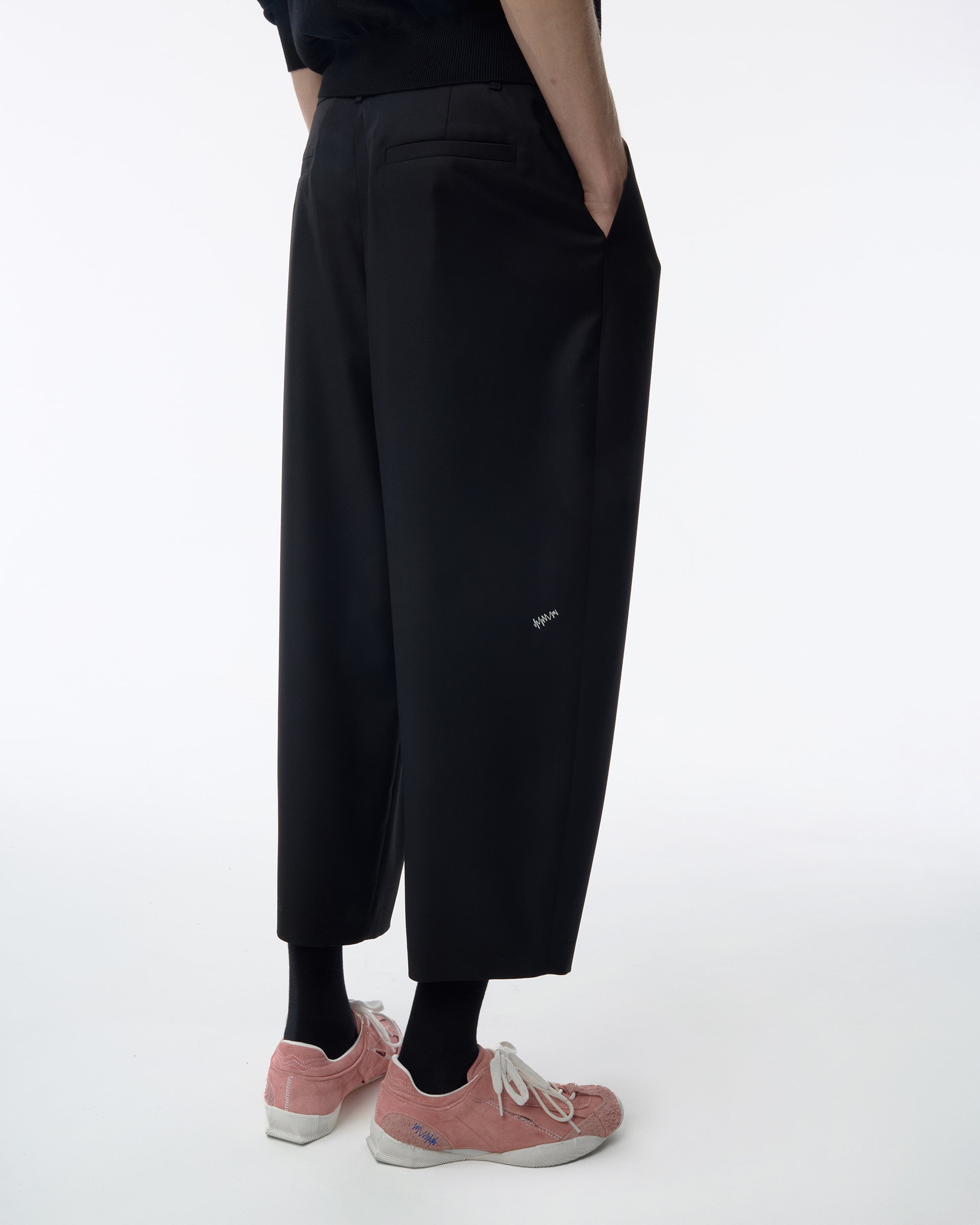 Ader Error - Sig; BK Tag slacks 01 (Noir) product image 14 | TRAB K-Fashion Australia