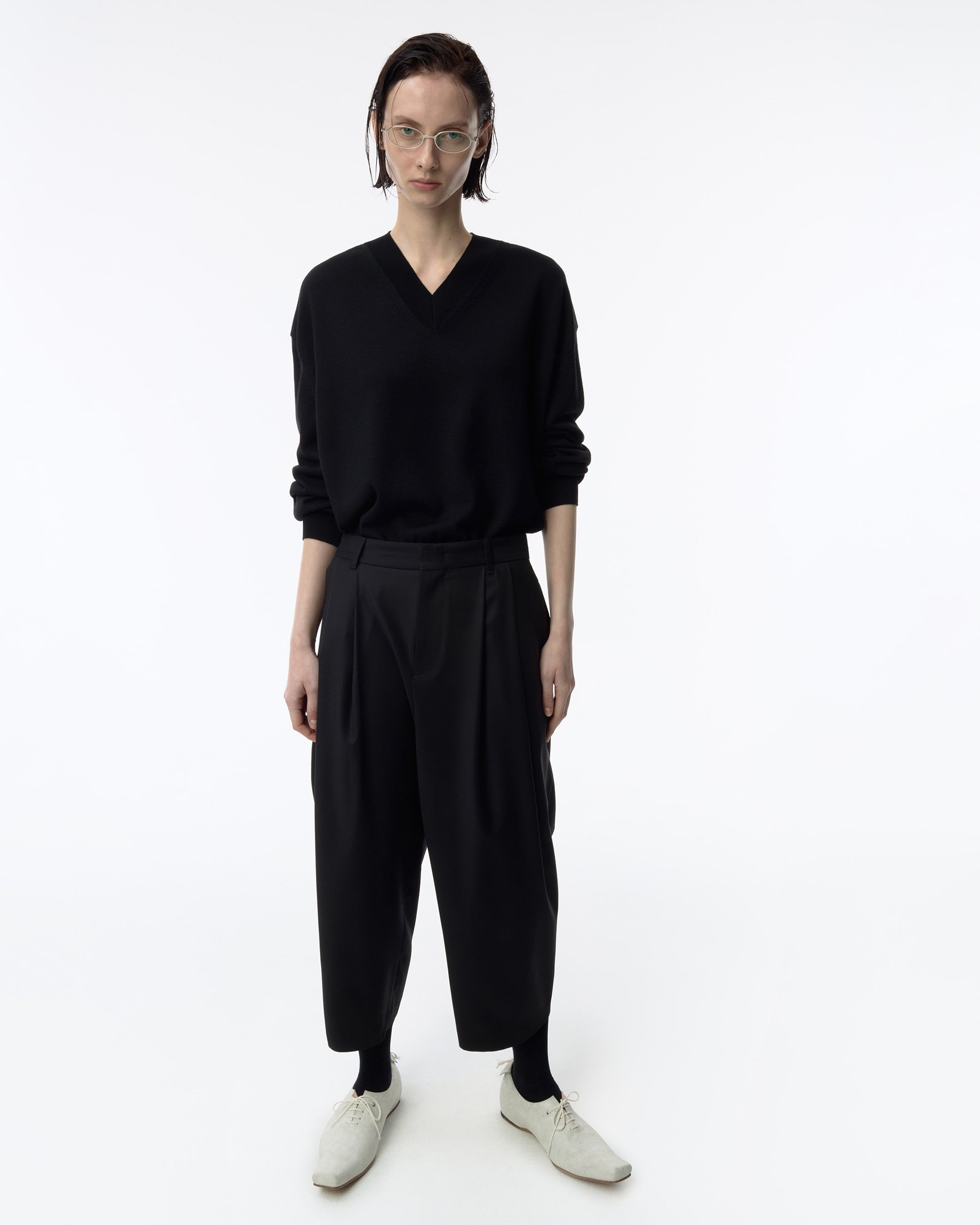 Ader Error - Sig; BK Tag slacks 01 (Noir) product image 3 | TRAB K-Fashion Australia