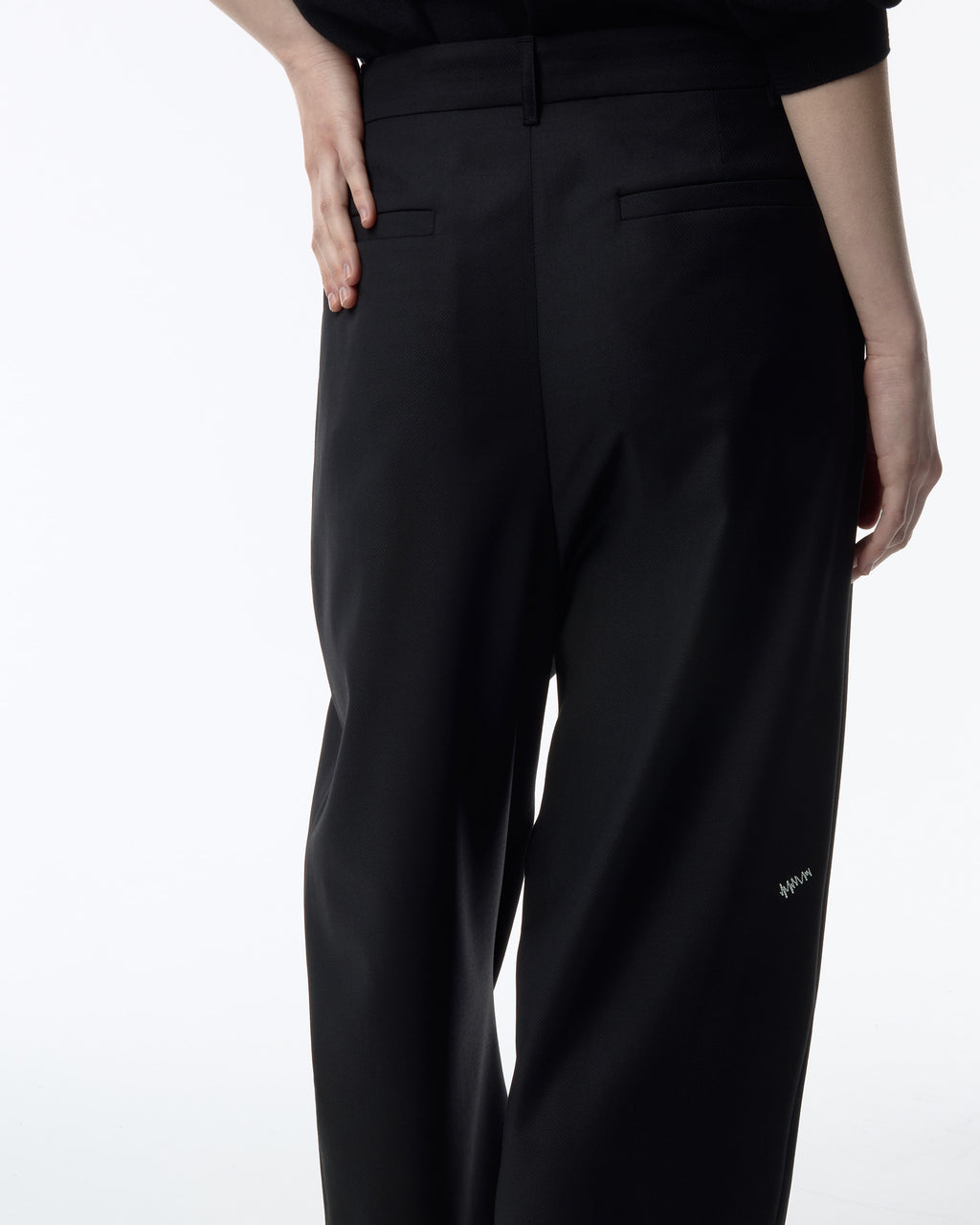 Ader Error - Sig; BK Tag slacks 01 (Noir) product image 6 | TRAB K-Fashion Australia
