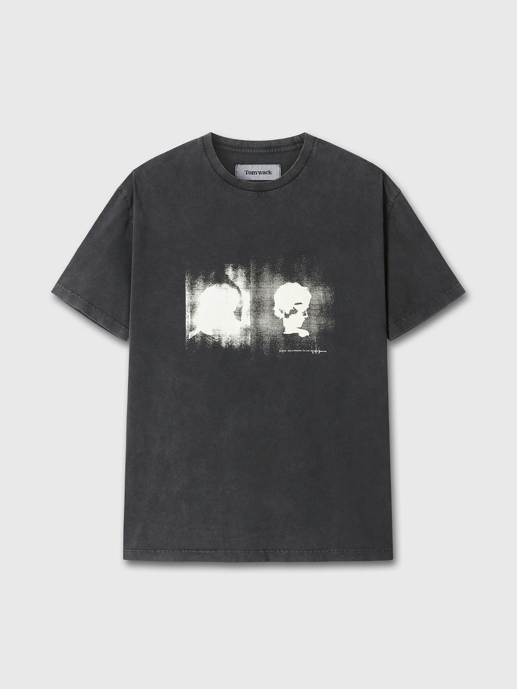 Tonywack - Garment Dyed Profiled T-Shirt (Faded Black) product image 8 | TRAB K-Fashion Australia