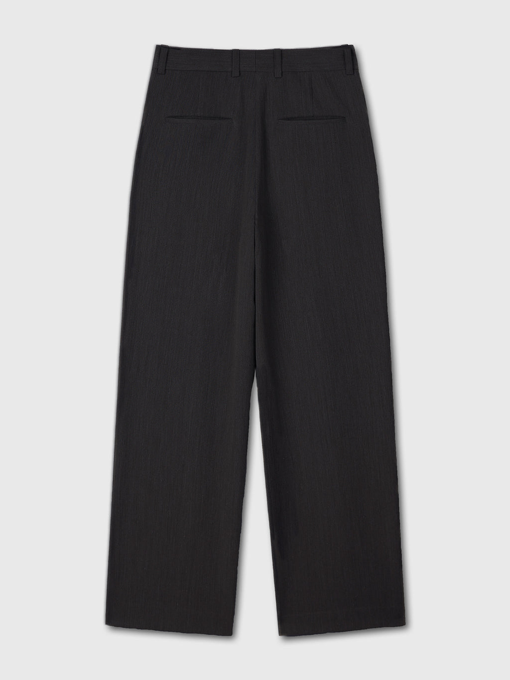 Tonywack - Wool Twill Pleated Wide Trousers (Black) product image 7 | TRAB K-Fashion Australia