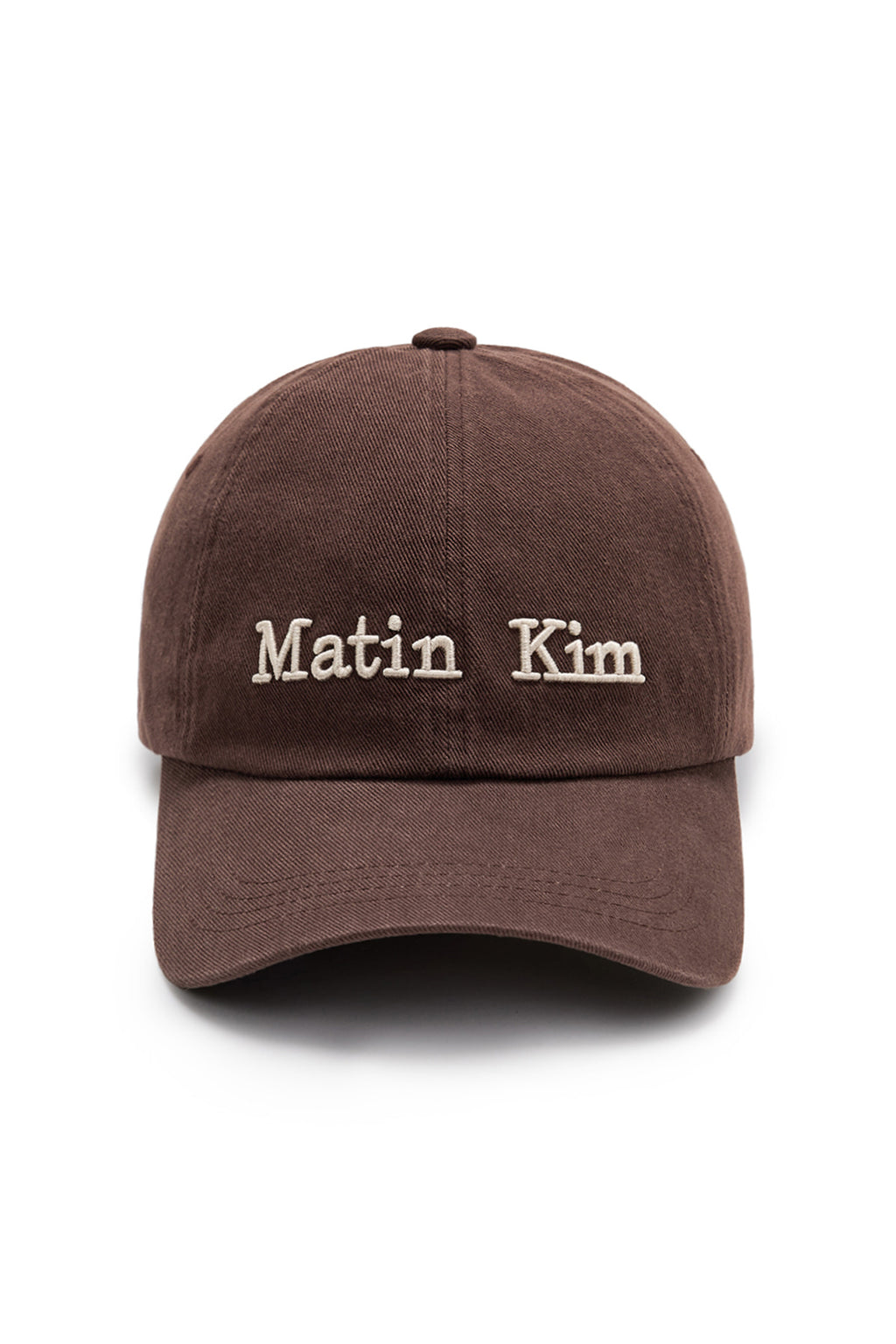 Matin Kim - Matin Dusty Classic Logo Ball Cap (Brown) product image 1 | TRAB K-Fashion Australia