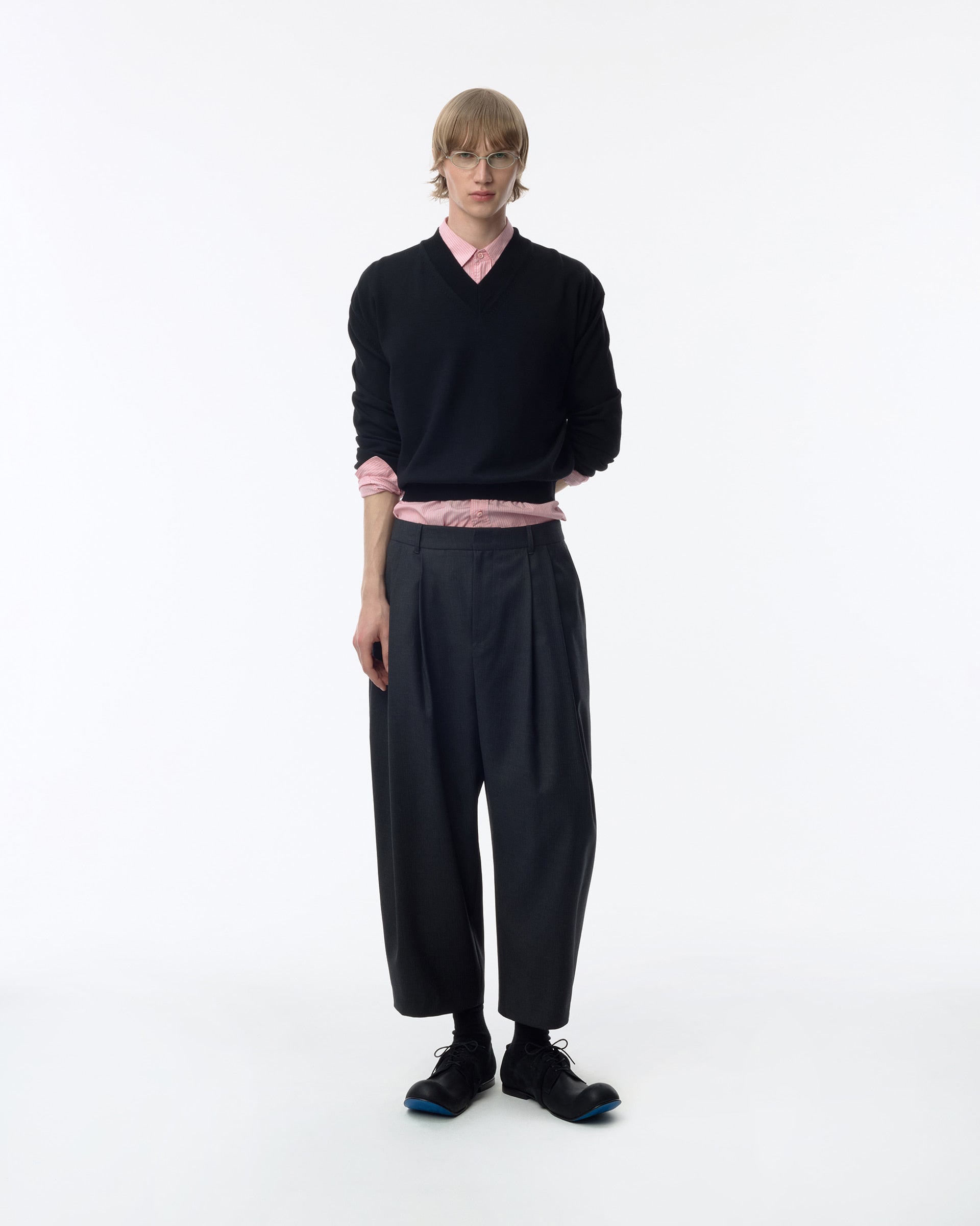 Ader Error - Sig; BK Tag slacks 01 (Grey) product image 8 | TRAB K-Fashion Australia