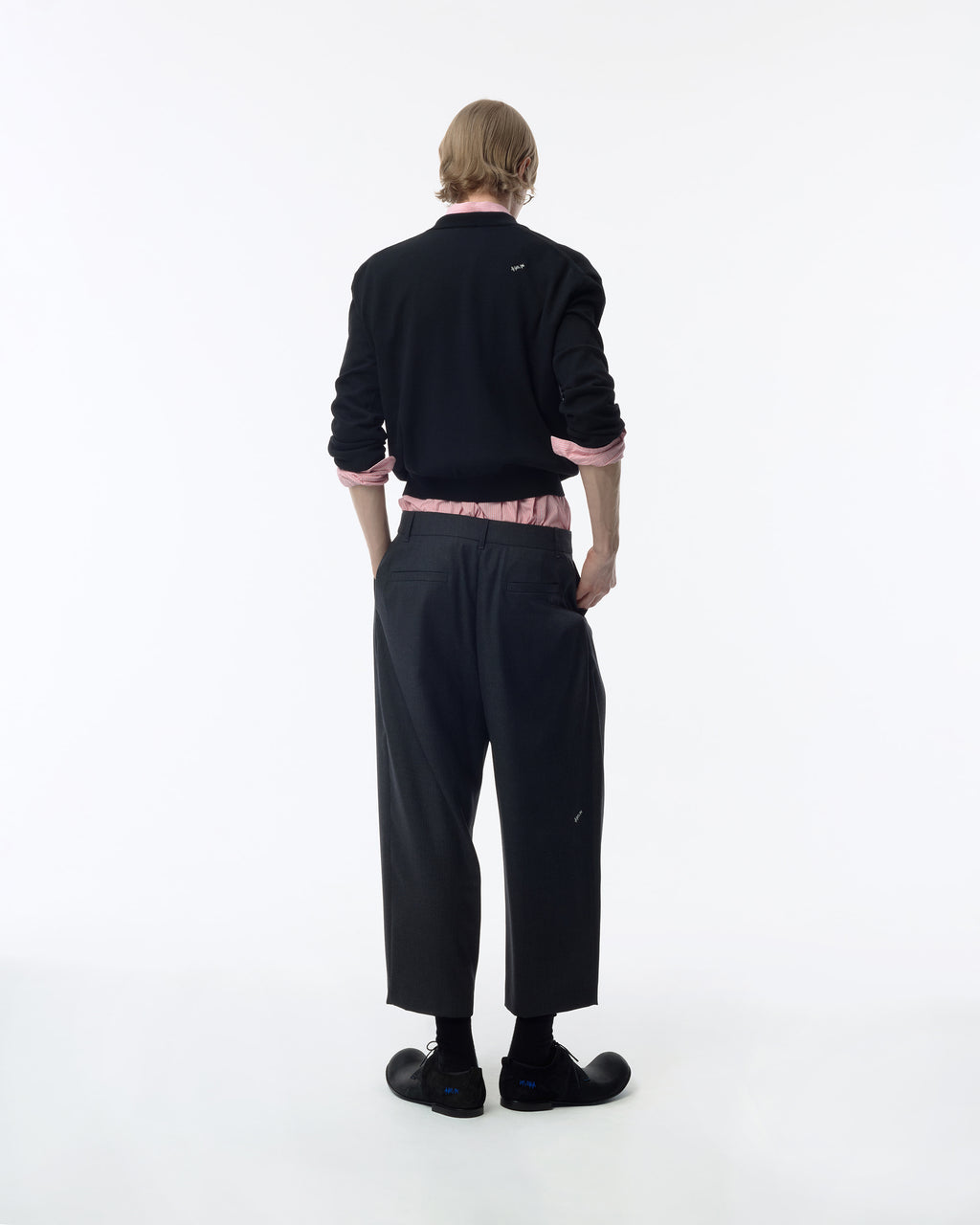 Ader Error - Sig; BK Tag slacks 01 (Grey) product image 9 | TRAB K-Fashion Australia