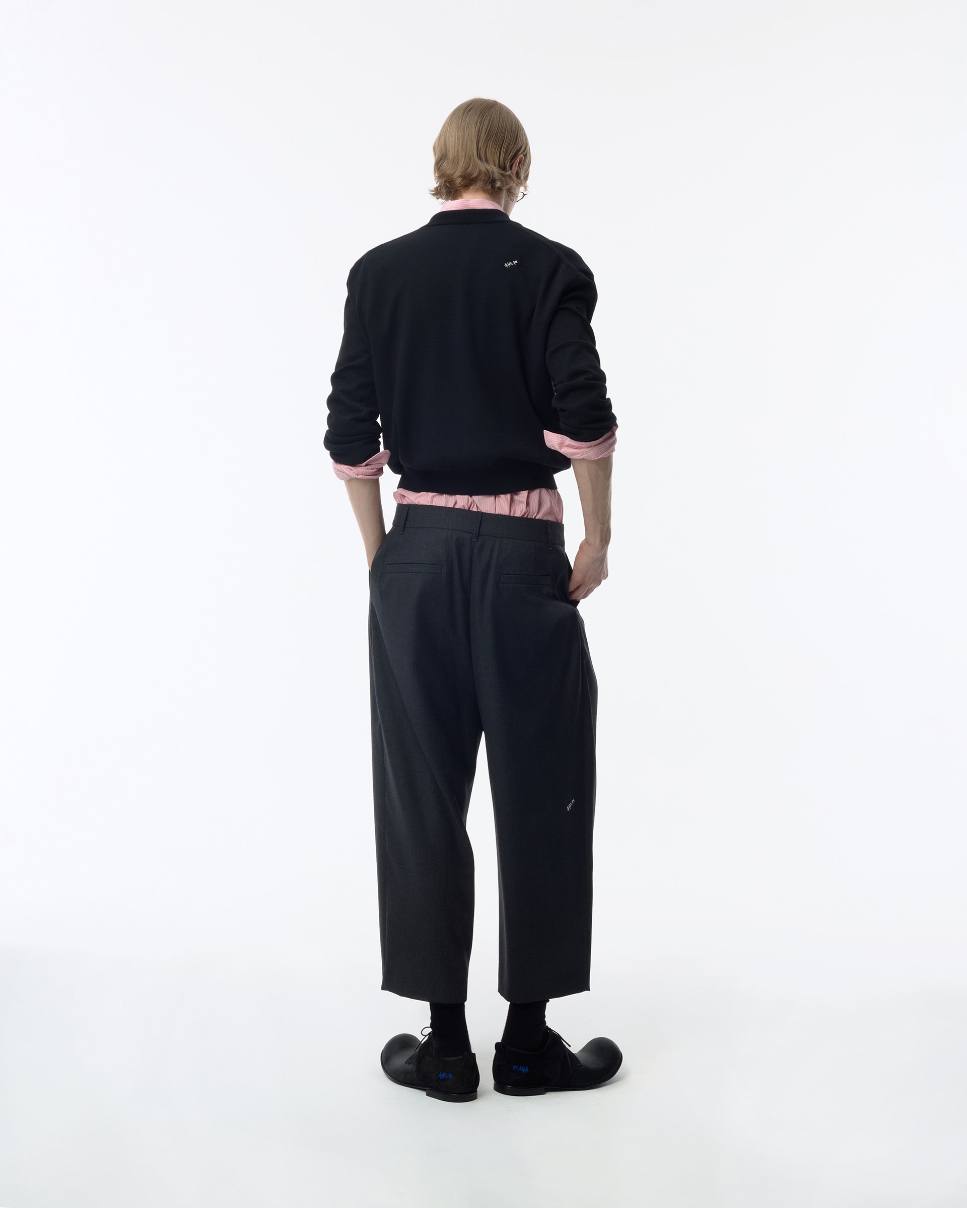 Ader Error - Sig; BK Tag slacks 01 (Grey) product image 9 | TRAB K-Fashion Australia
