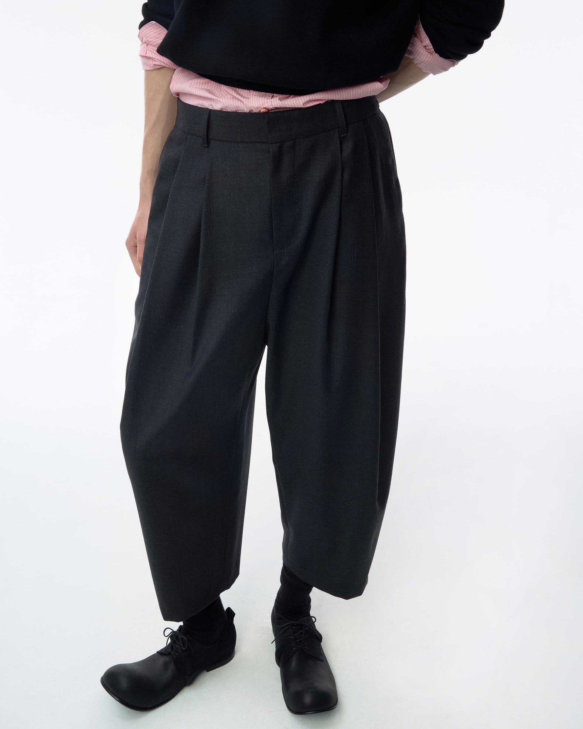Ader Error - Sig; BK Tag slacks 01 (Grey) product image 10 | TRAB K-Fashion Australia