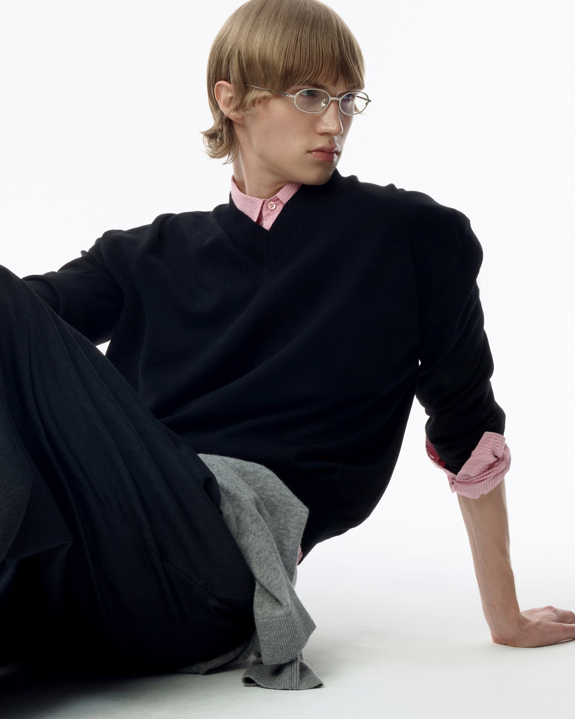 Ader Error - Sig; BK Tag slacks 01 (Grey) product image 13 | TRAB K-Fashion Australia